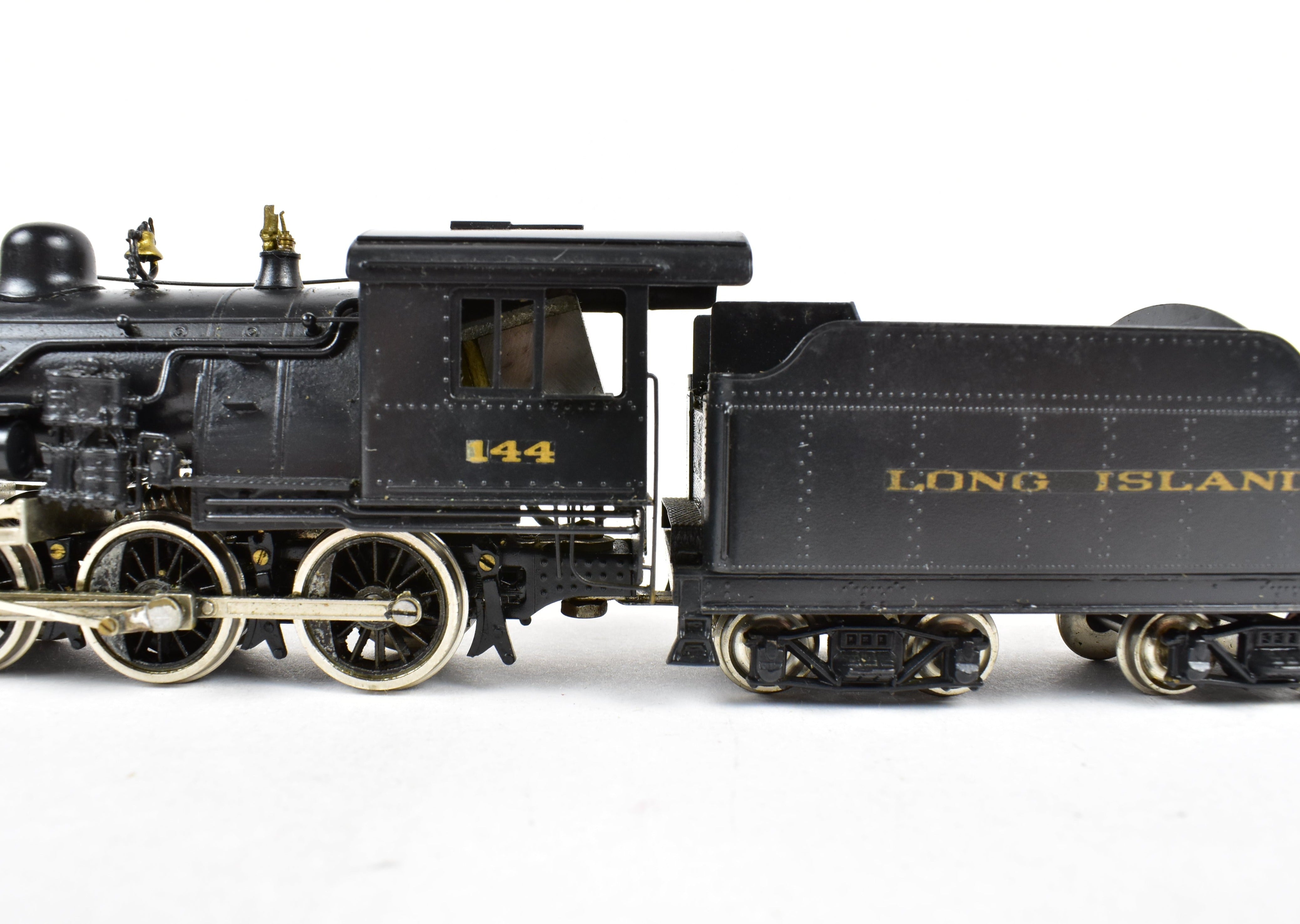 NJ Custom Brass LIRR - Long Island Railroad G - 53sd 4 - 6 - 0 Custom Painted HO Model with Shelf - Wear Box