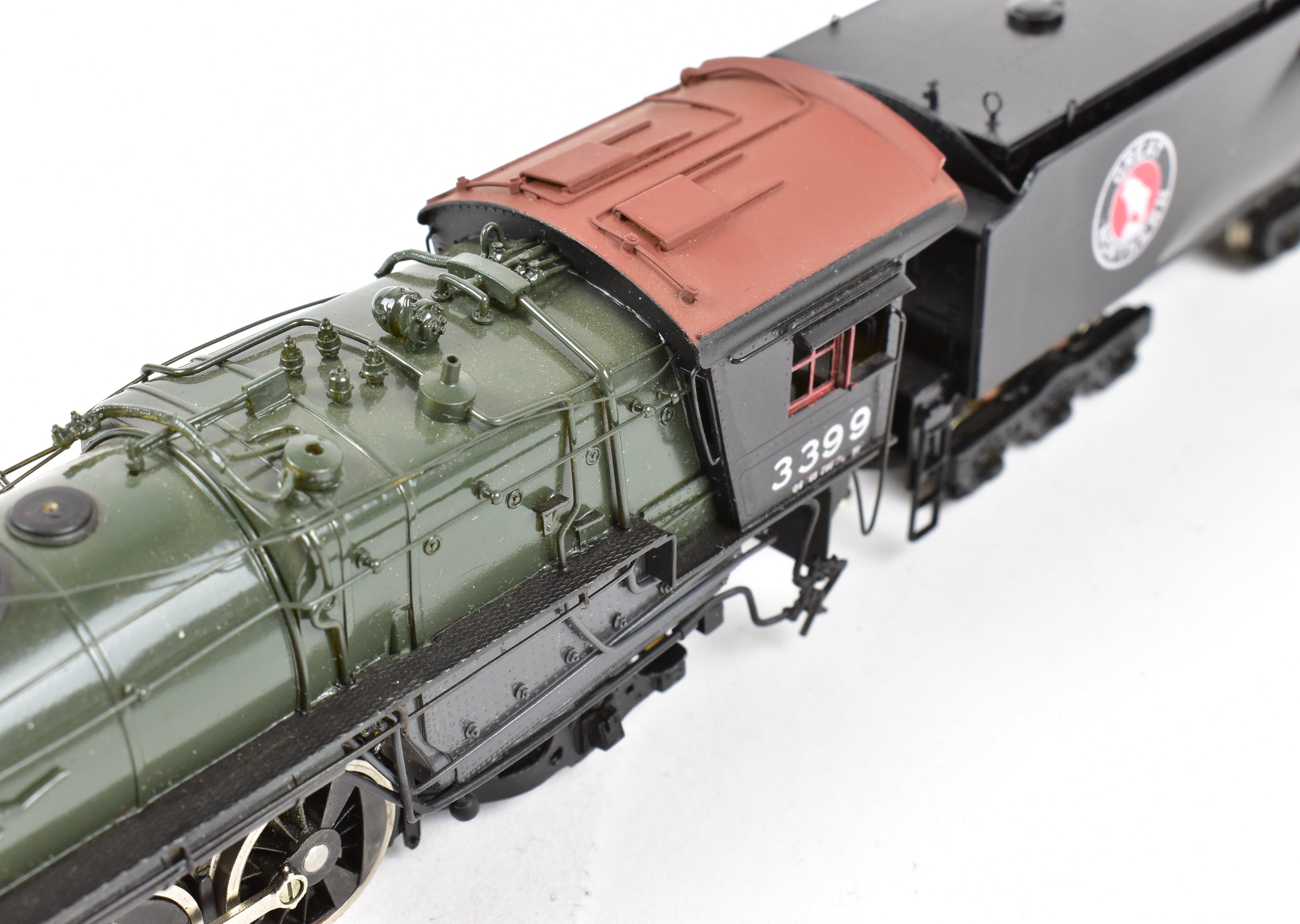 HO Scale Brass Great Northern 2-8-2 Class O-8 Open Cab Custom Painted Sunset Model