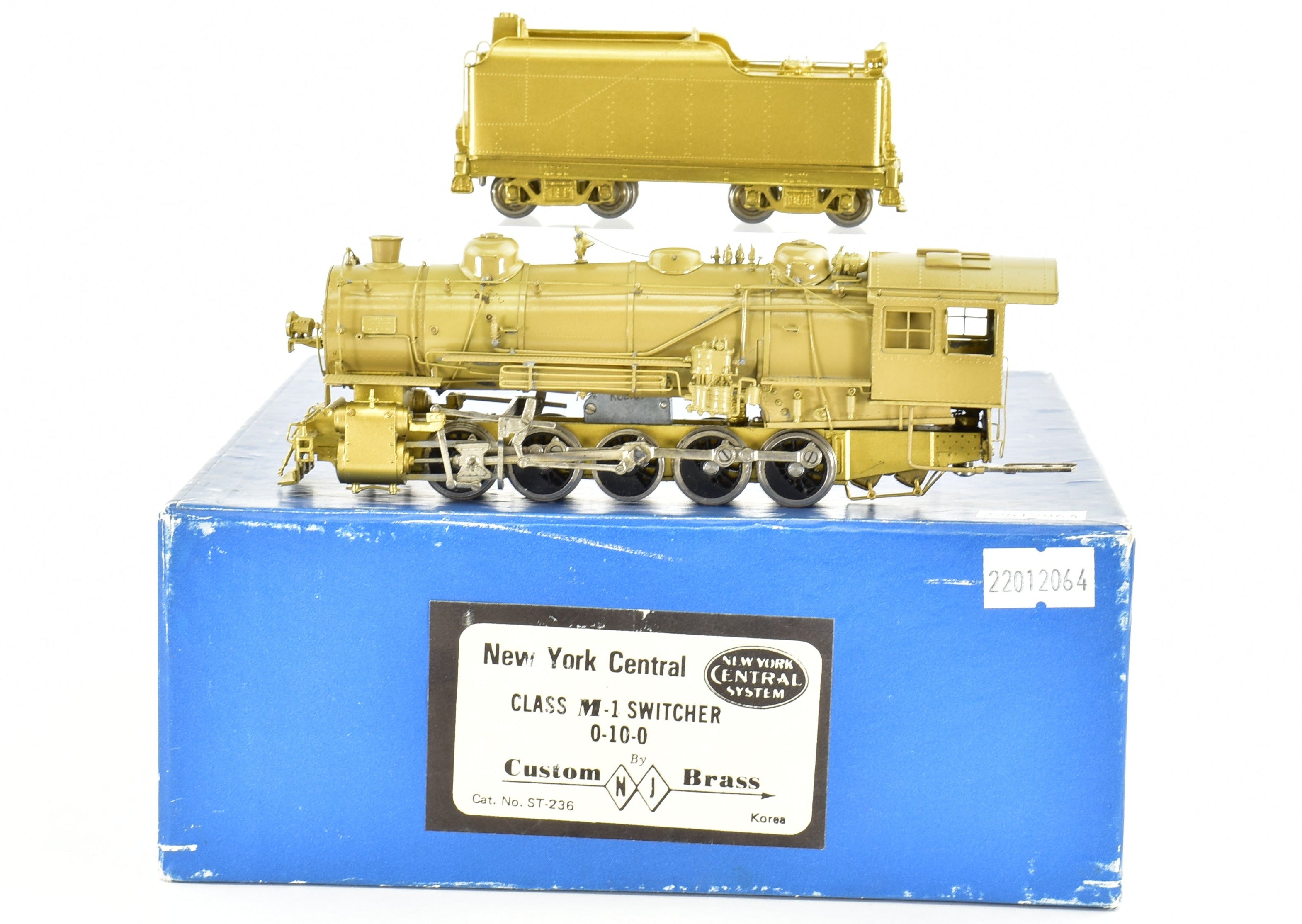 High - Quality HO Scale Brass Model Train - New York Central Class M - 1 0 - 10 - 0 Switcher Custom - Built in NJ and NYC