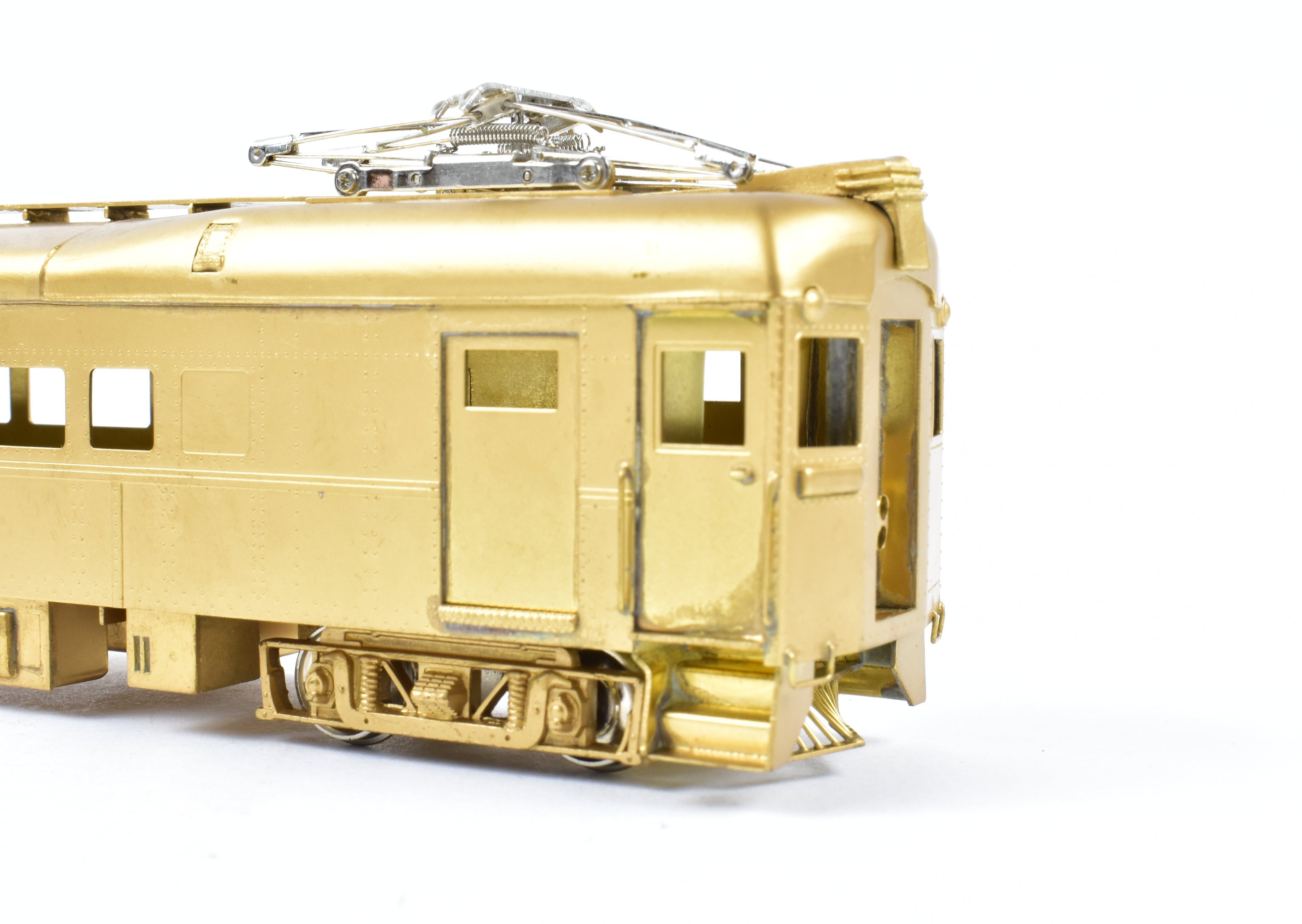 HO Scale Brass NPP Nickel - Plated South Shore Line #100 Combine Model