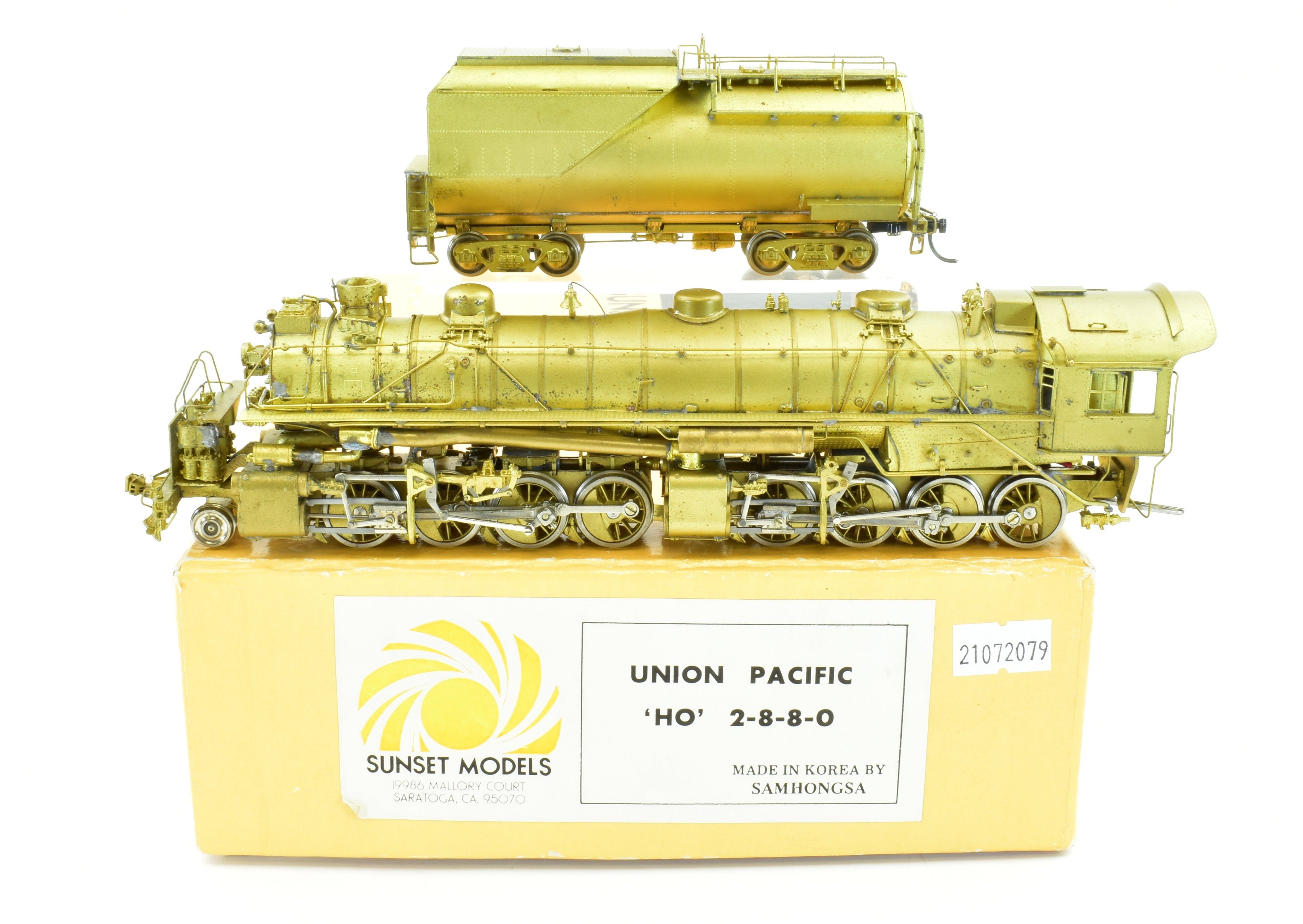 HO Scale Brass Sunset UP - Union Pacific 2-8-8-0 Bull Moose Articulated Model