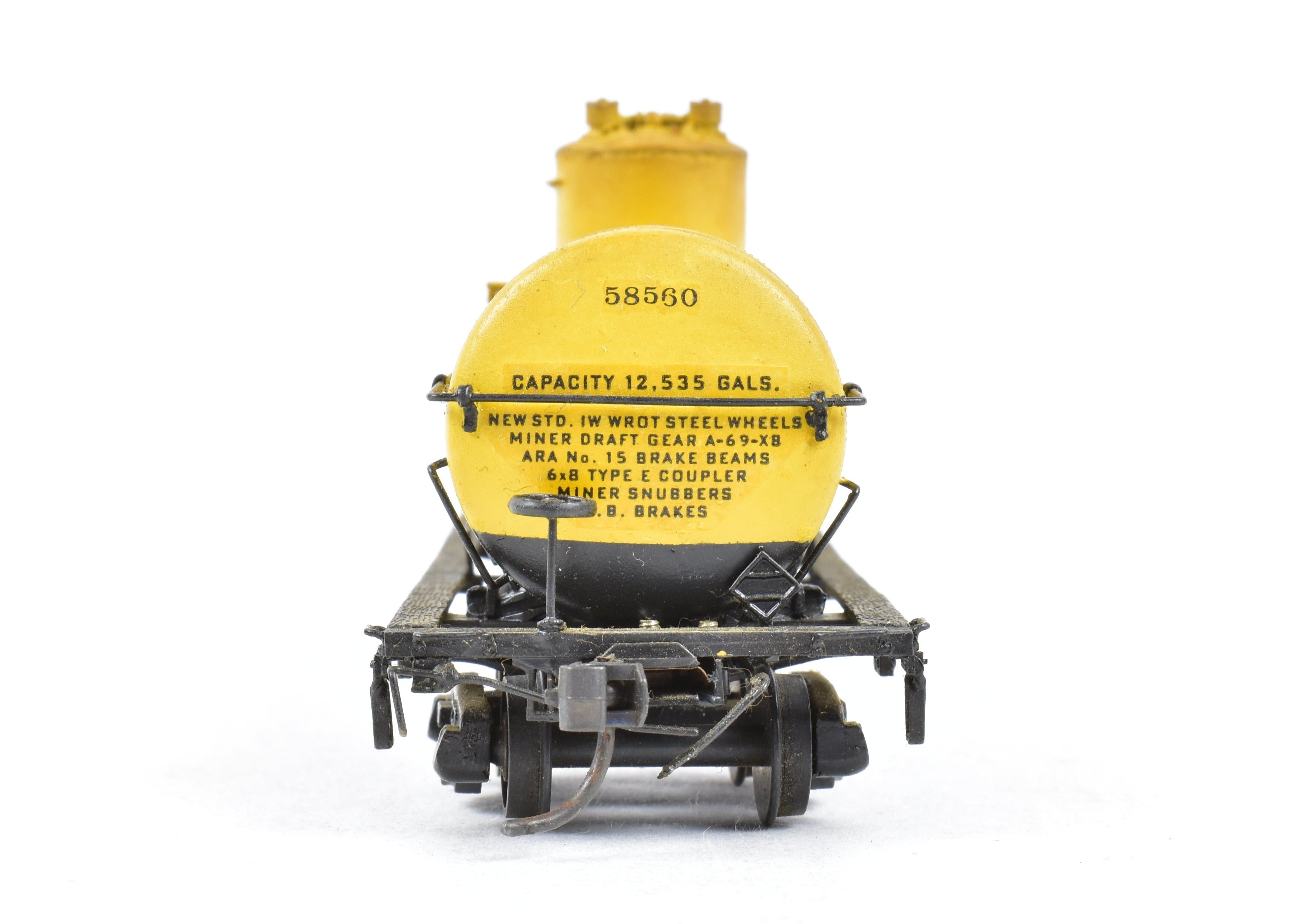 Custom Painted HO Brass Southern Pacific O - 50 - 12 Tank Car by Pecos River