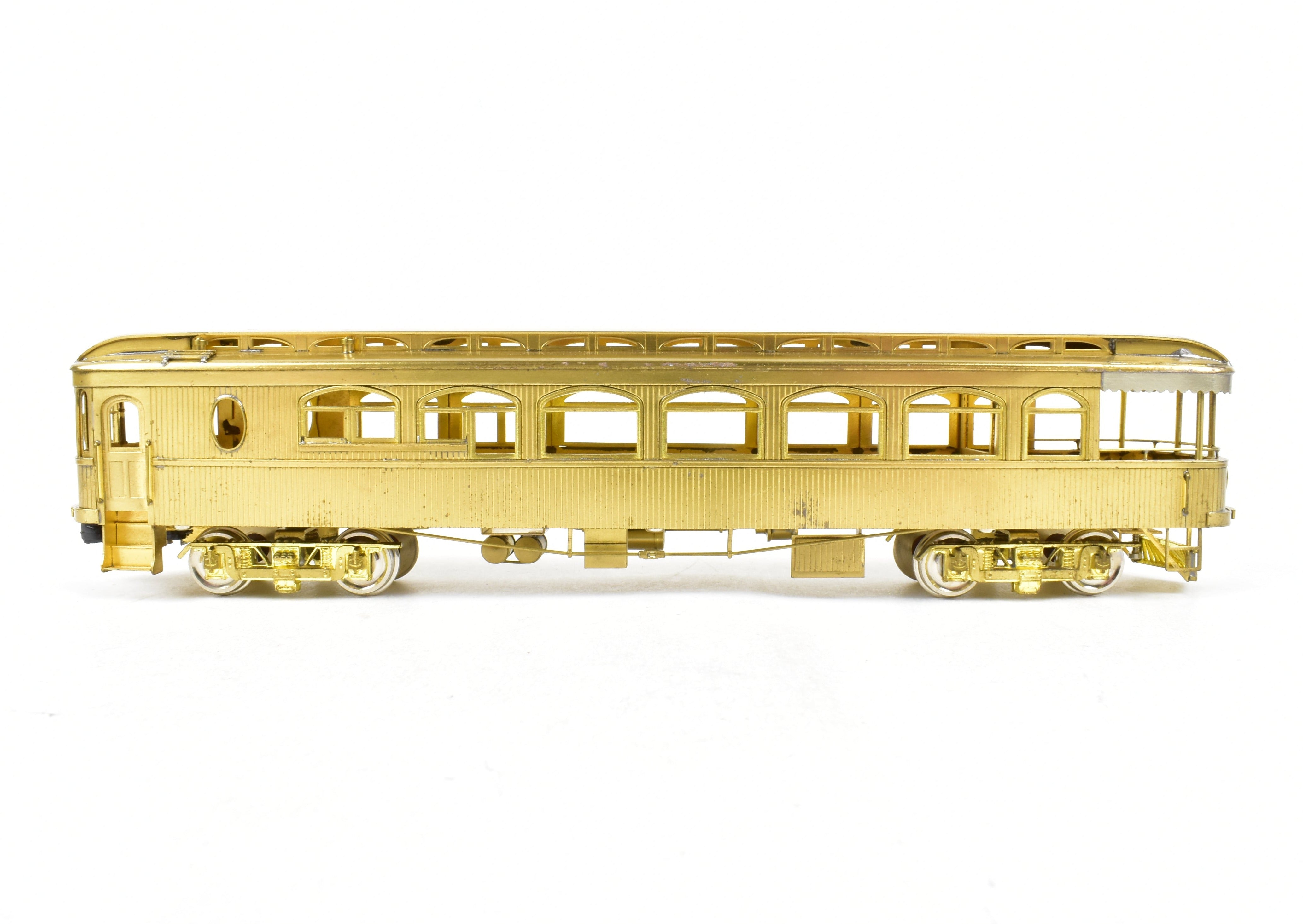 HO Scale Brass Suydam Sacramento Northern Niles Wood Interurban Parlor Car Model - Bidwell Version