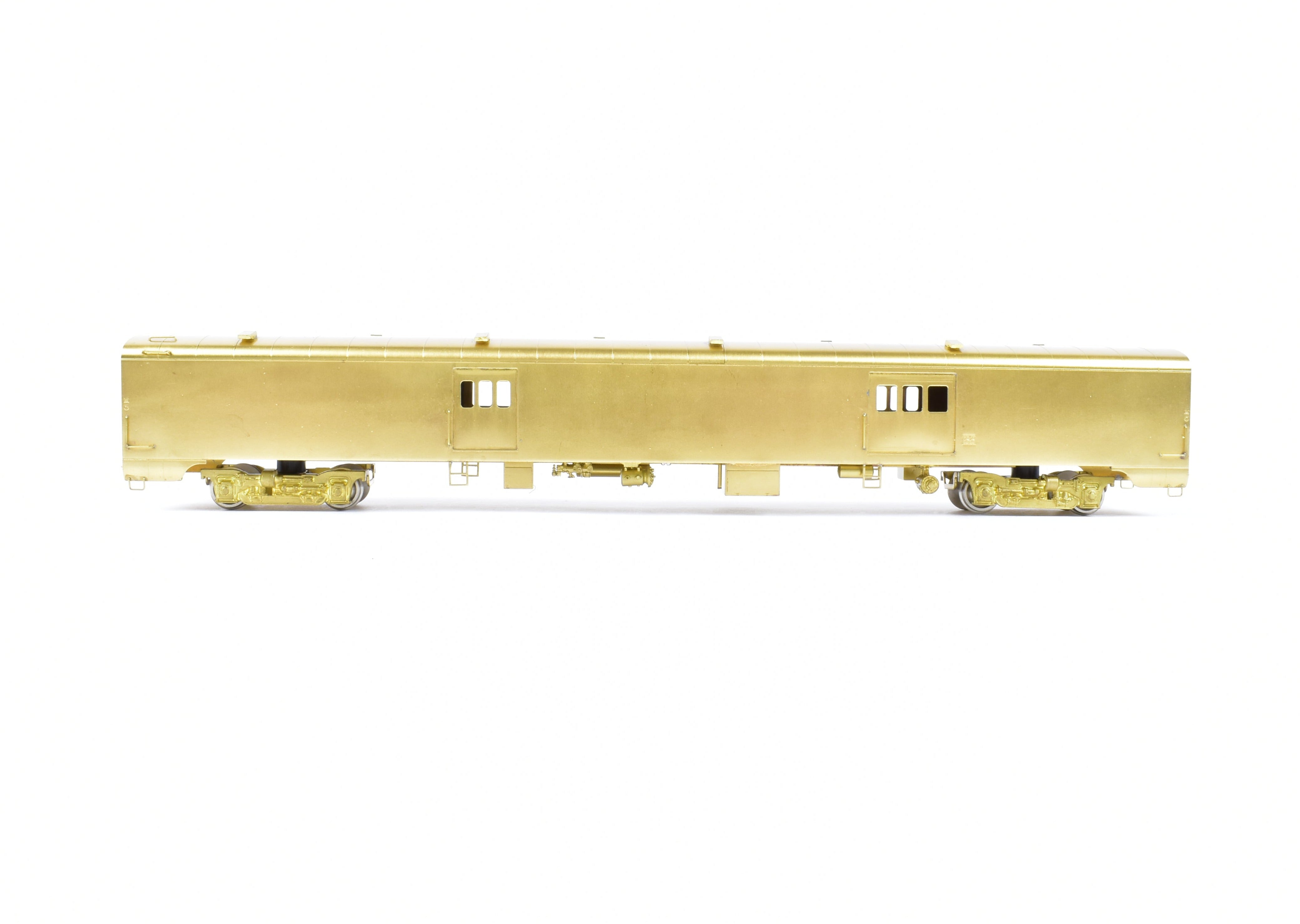 HO Brass Oriental Limited NP North Coast Water Baggage Car, No Skirts, Excellent Cond