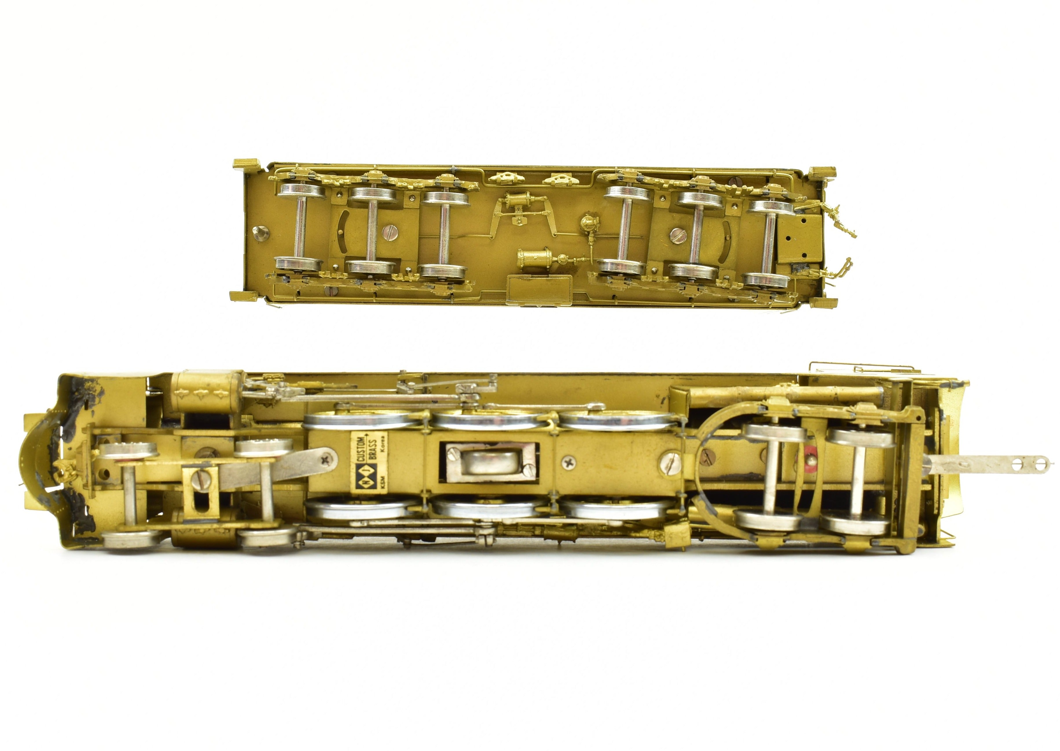 HO Scale Custom Brass Locomotive - 1979 KSM Model, Ideal for Passenger Service
