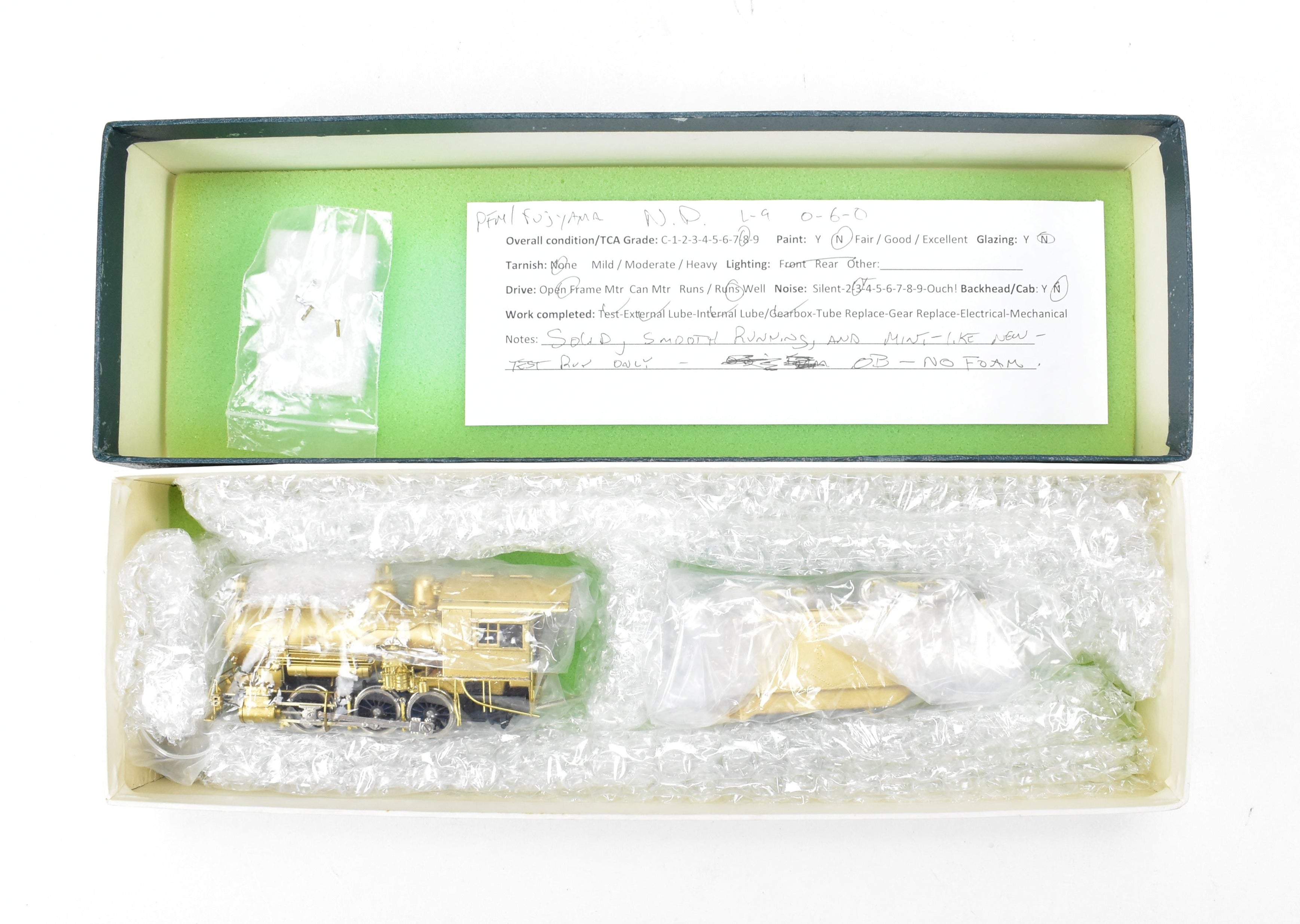 HO Scale Brass PFM Fujiyama Northern Pacific 0-6-0 Class L-9 Locomotive with Custom Paint