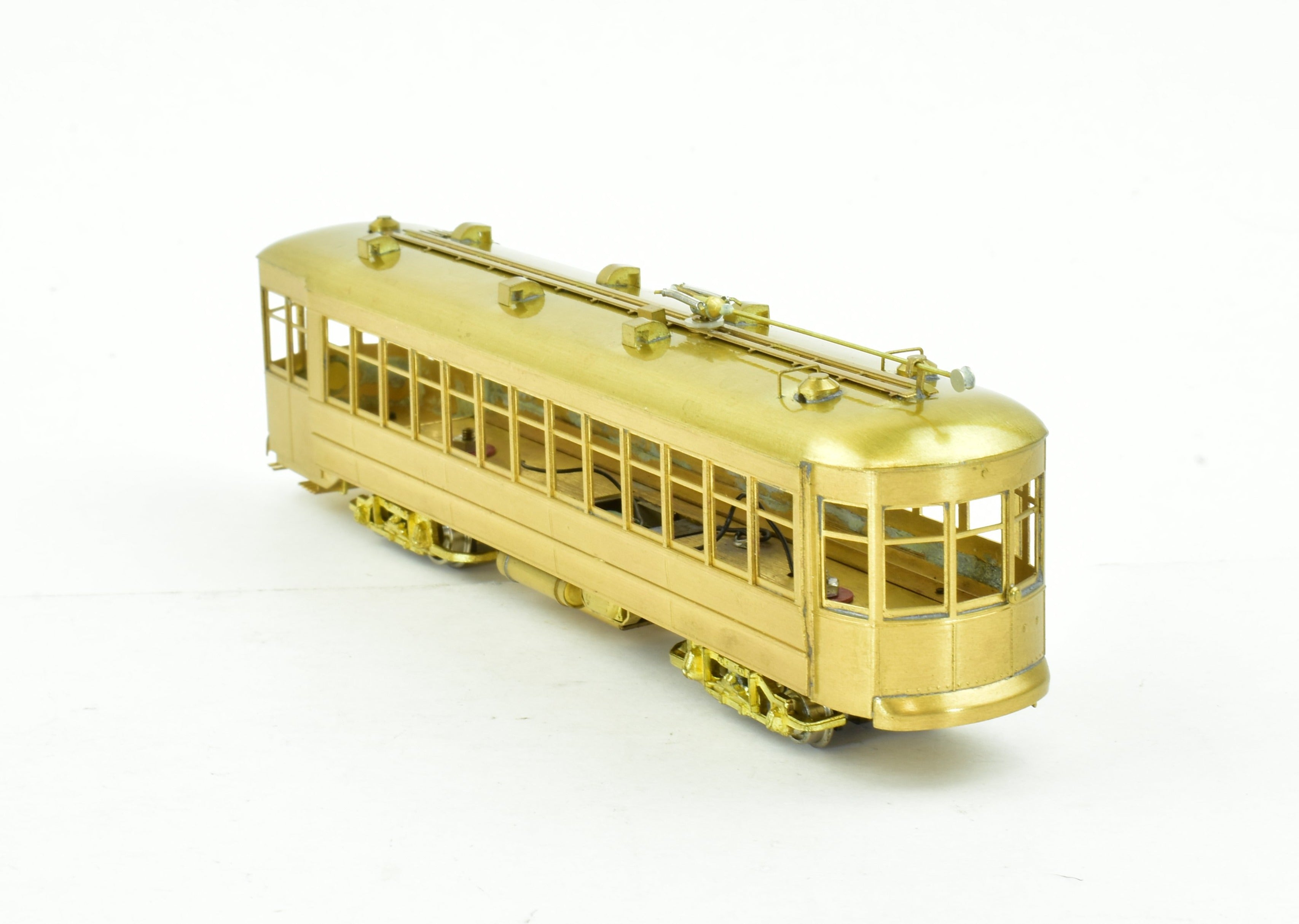 HO Scale Brass Model Train - MTS Imports CSL Chicago Surface Lines 5703 - 5827 Nearside Car for Model Railroading Enthusiasts