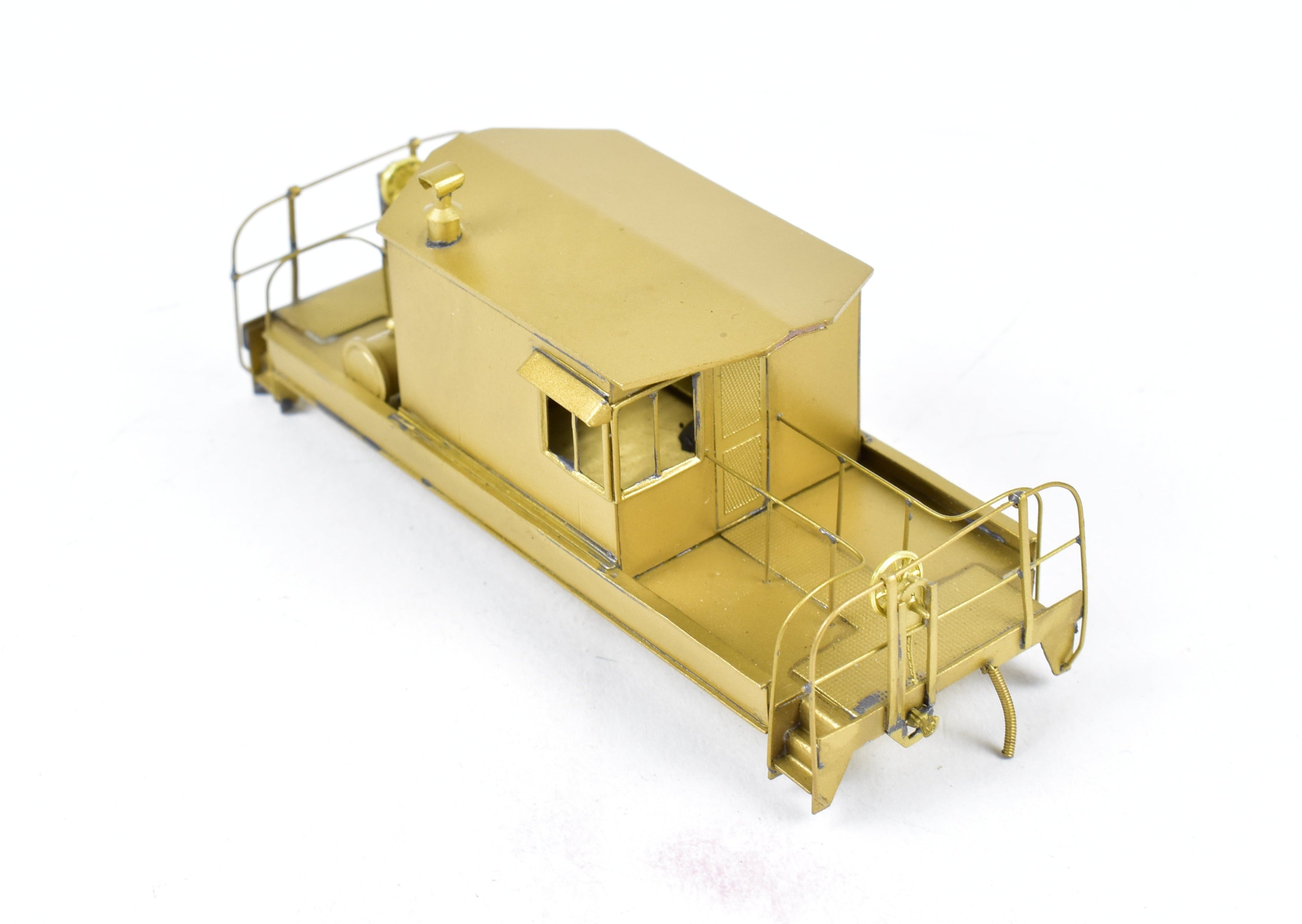 HO Scale Brass Norfolk & Western Transfer Car with Trucks, NJ Custom Brass Model