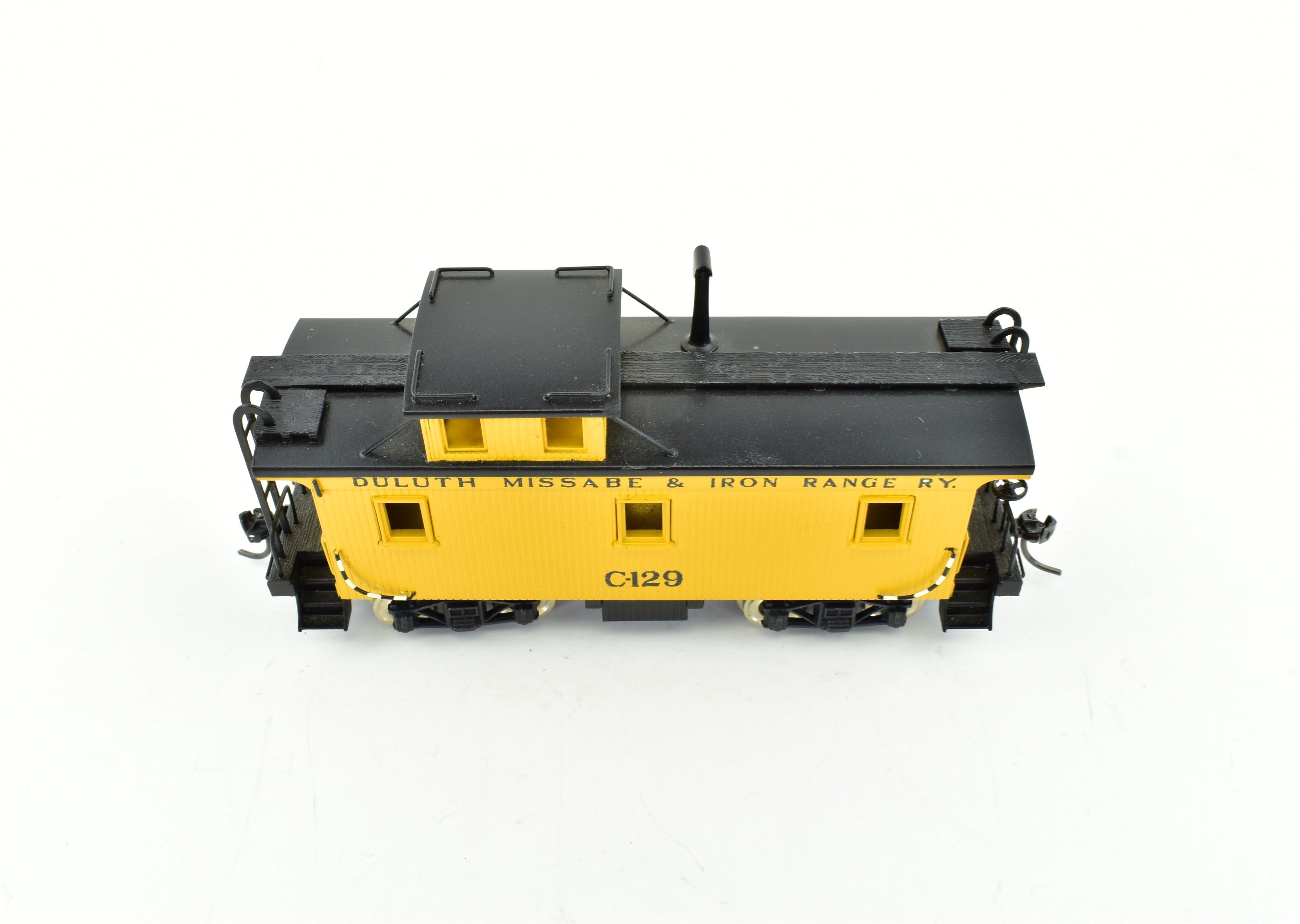 HO Scale Brass PFM - Tenshodo Duluth Missabe & Iron Range Factory - Painted Caboose Model for Model Trains