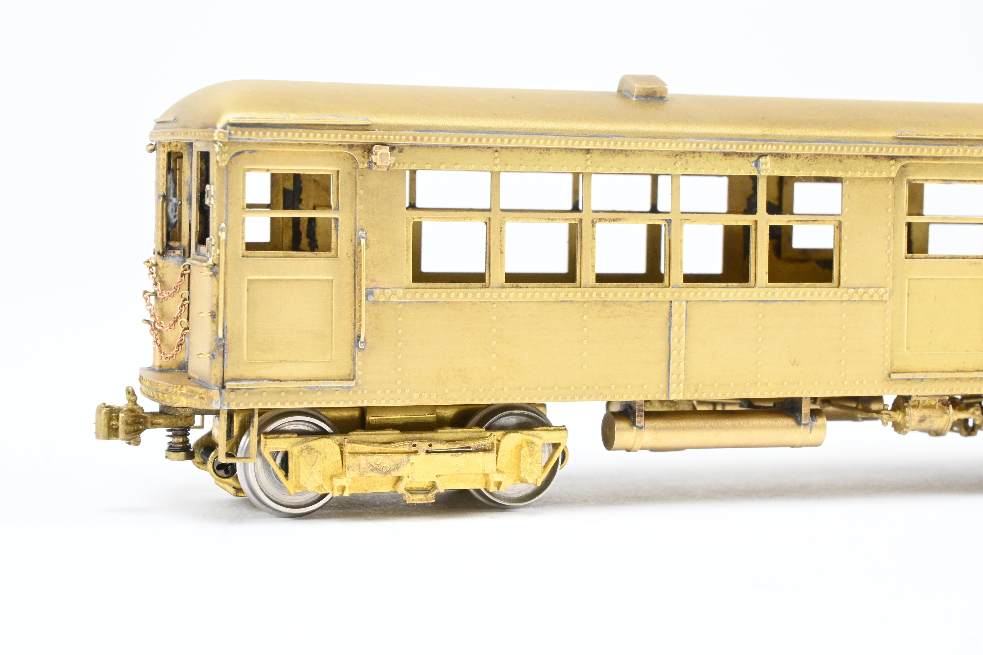 HO Scale Brass Model Train Set - MTS Imports CTA Chicago Transit Authority Modified 4001 - 4250 Series Elevated Cars Two - Car Set