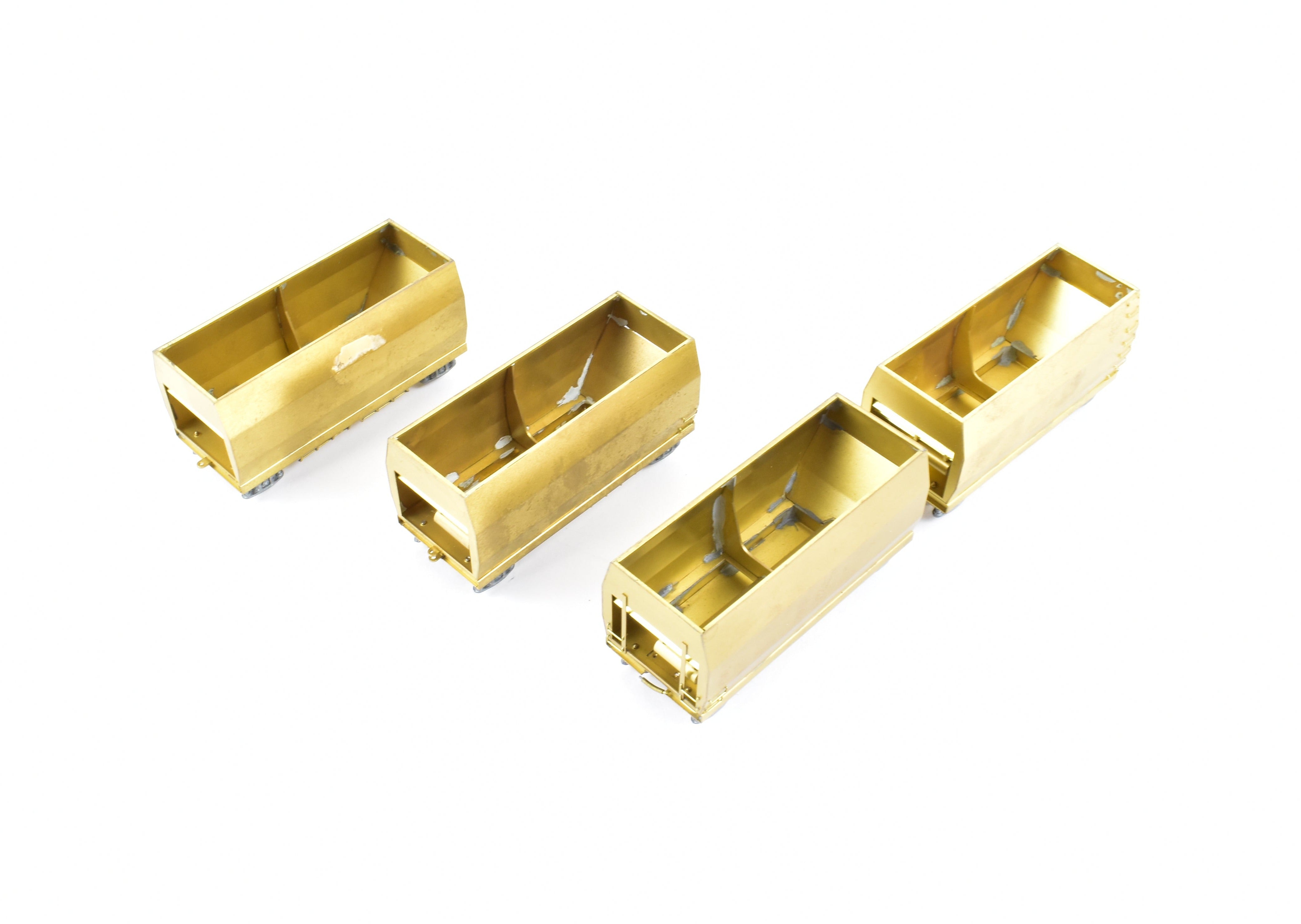 HO Brass 4-Unit Articulated Hopper Cars: NWSL & SOU Railway Models
