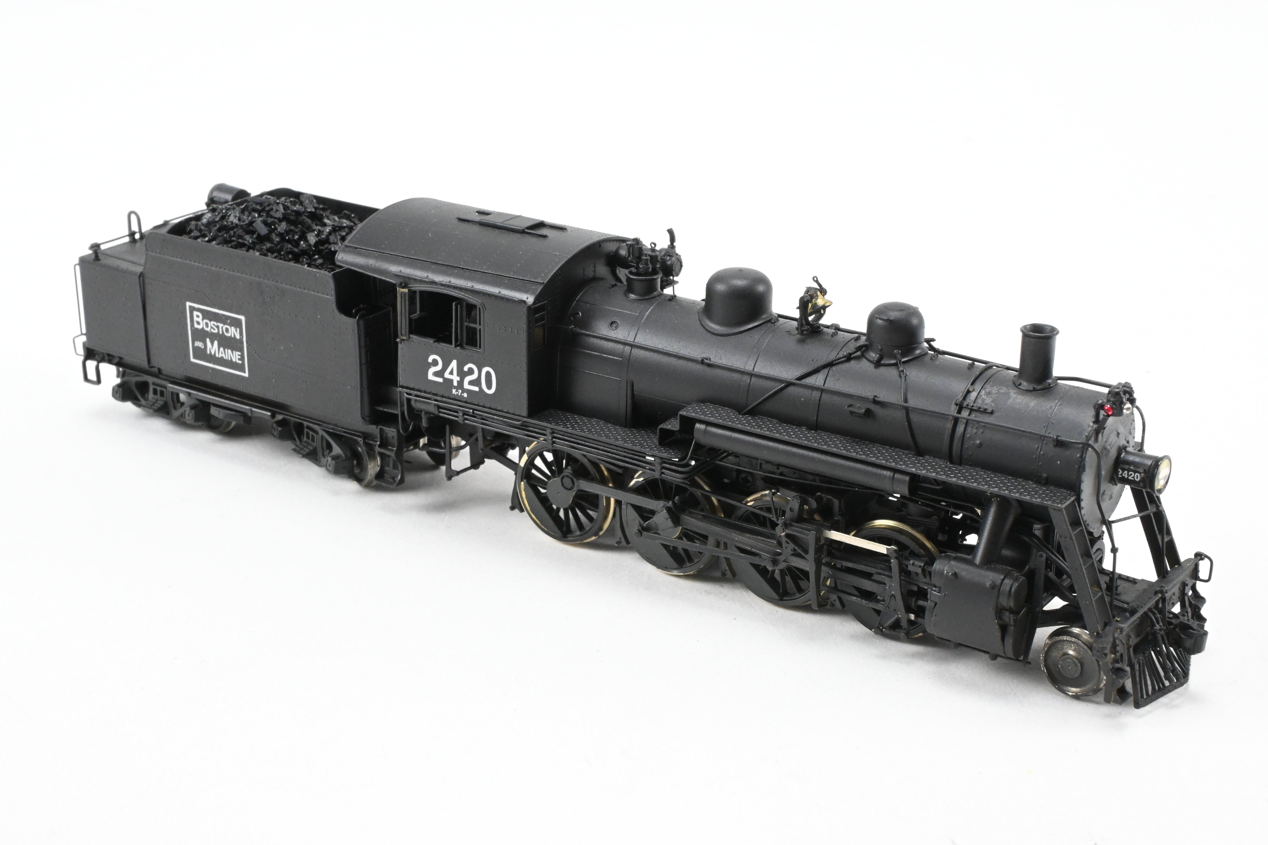 HO Brass NERS Boston & Maine Class K - 7A 2 - 8 - 0 No. 2420 Model Train