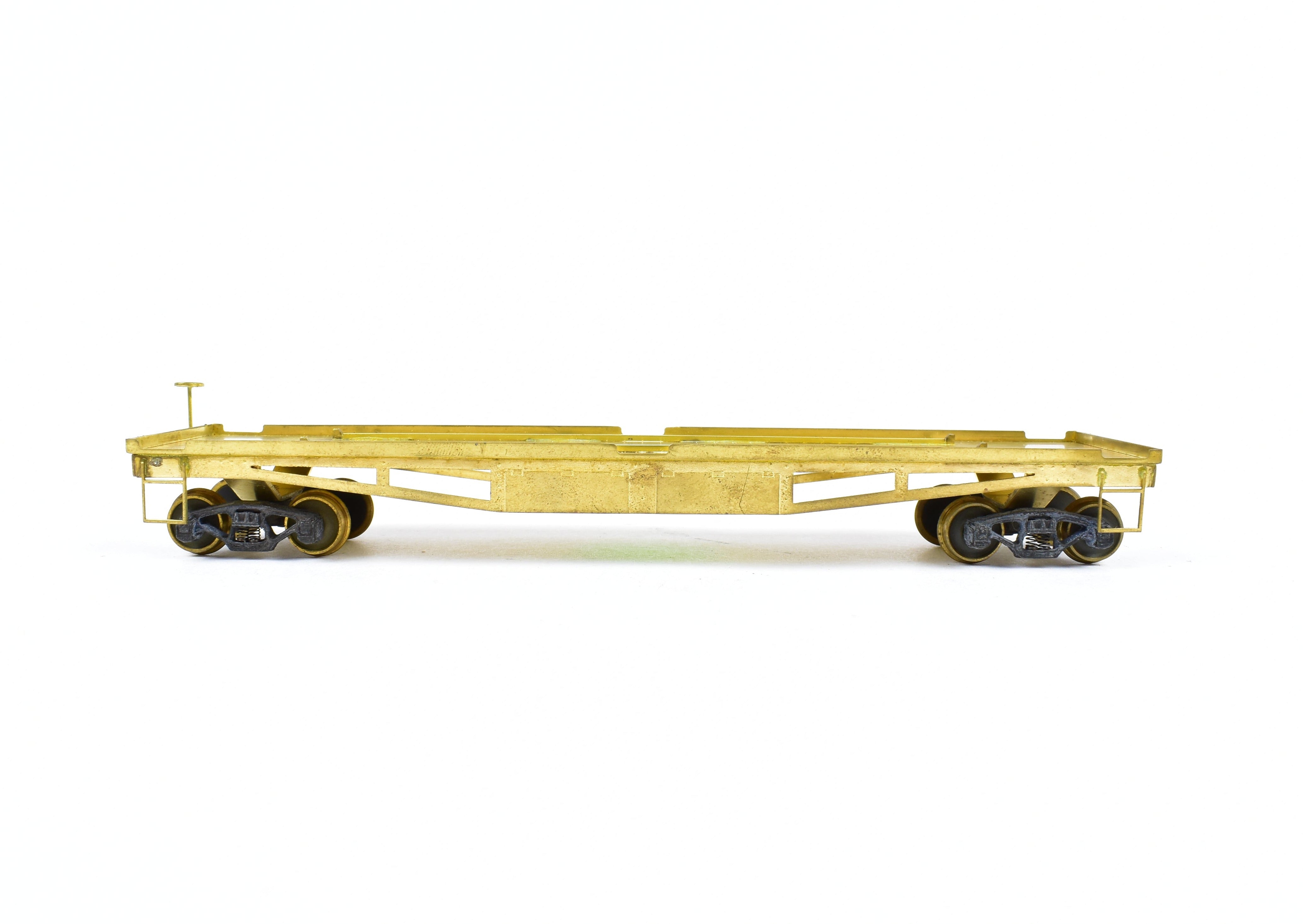HO Scale Brass Lambert Various Roads Maintenance of Way (MOW) Flat Car with Wheel or Truck Support Function