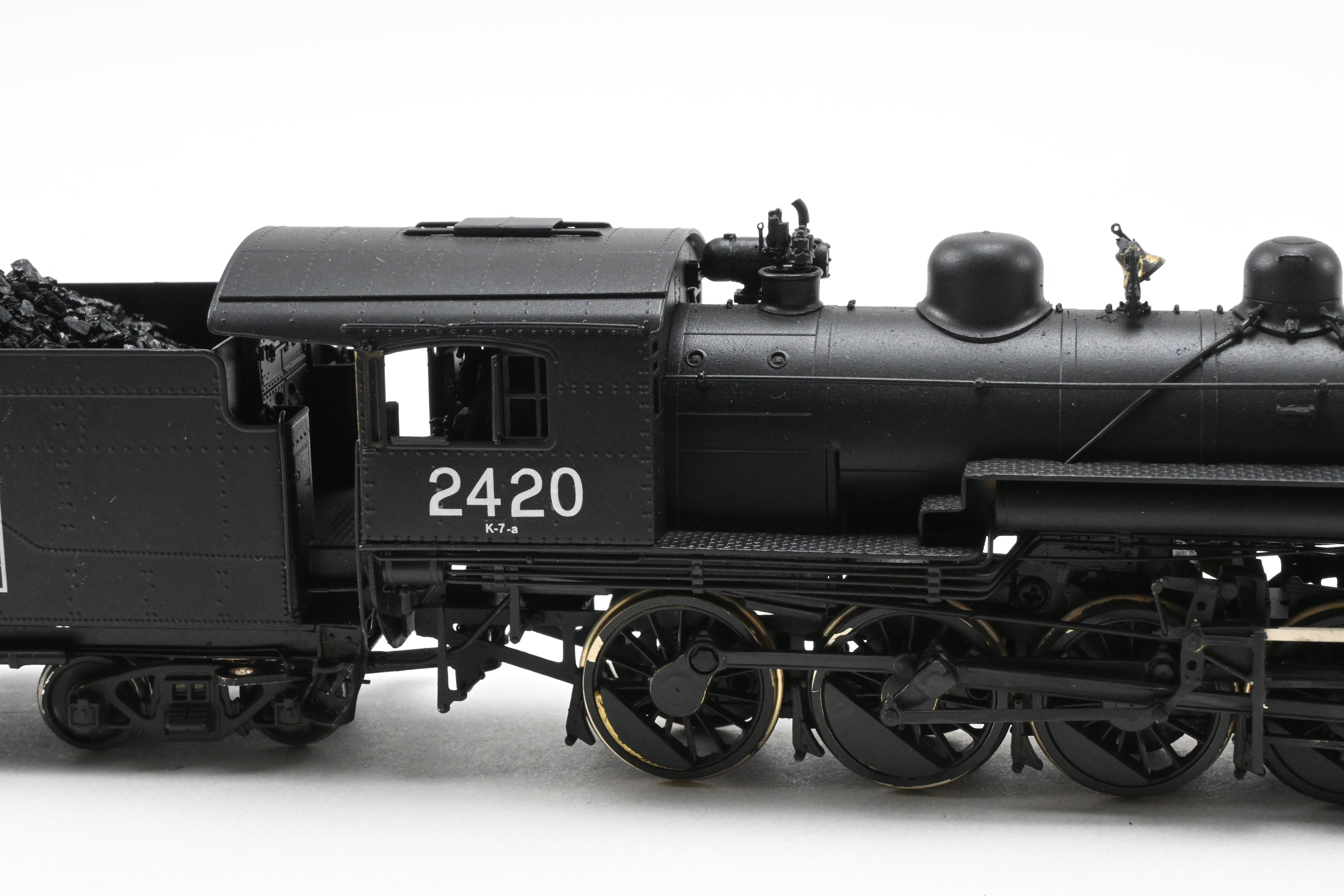 HO Brass NERS Boston & Maine Class K - 7A 2 - 8 - 0 No. 2420 Model Train