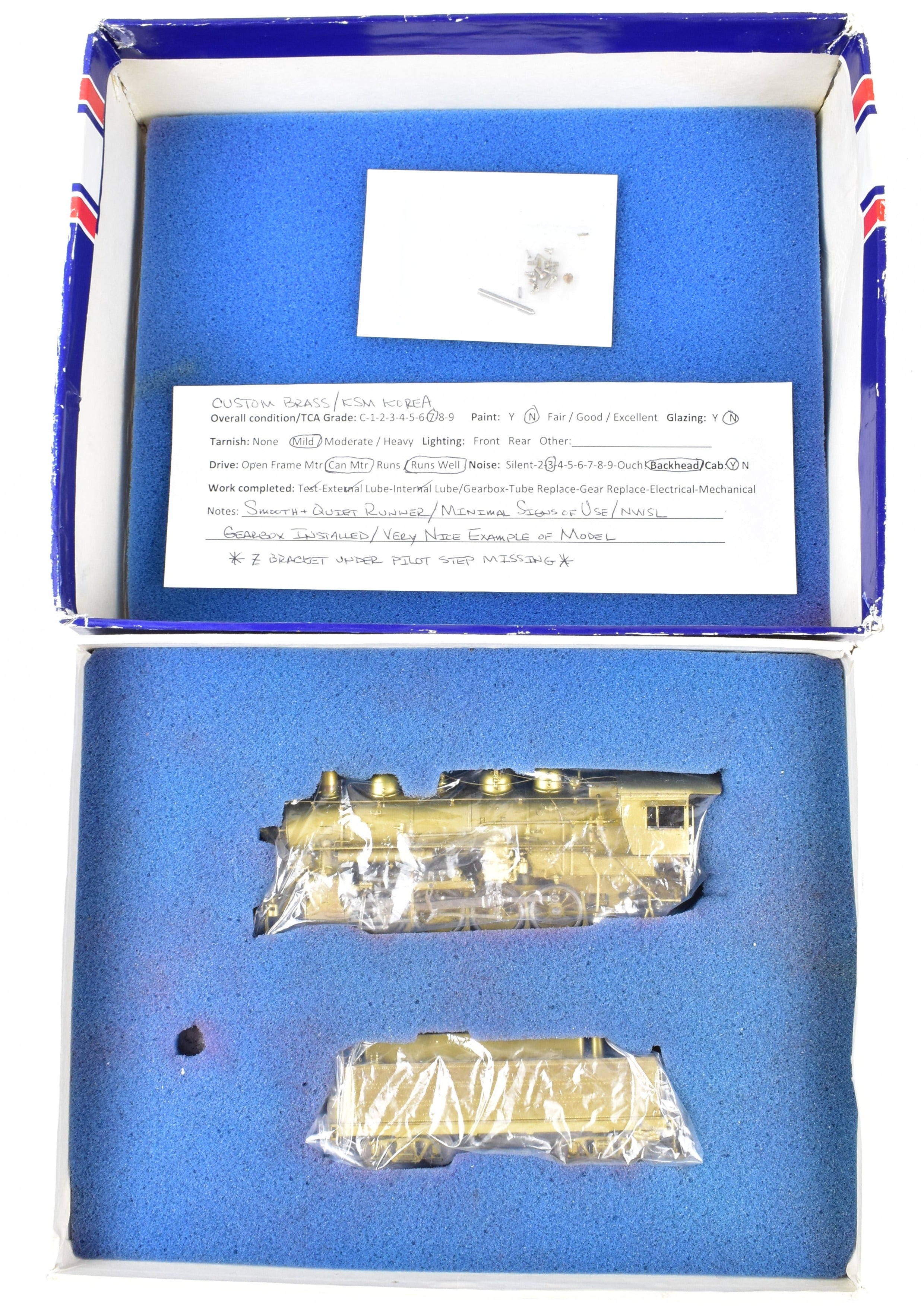 HO Scale Brass Southern Pacific Class SE-4 0-8-0 Locomotive with New NWSL Gearbox