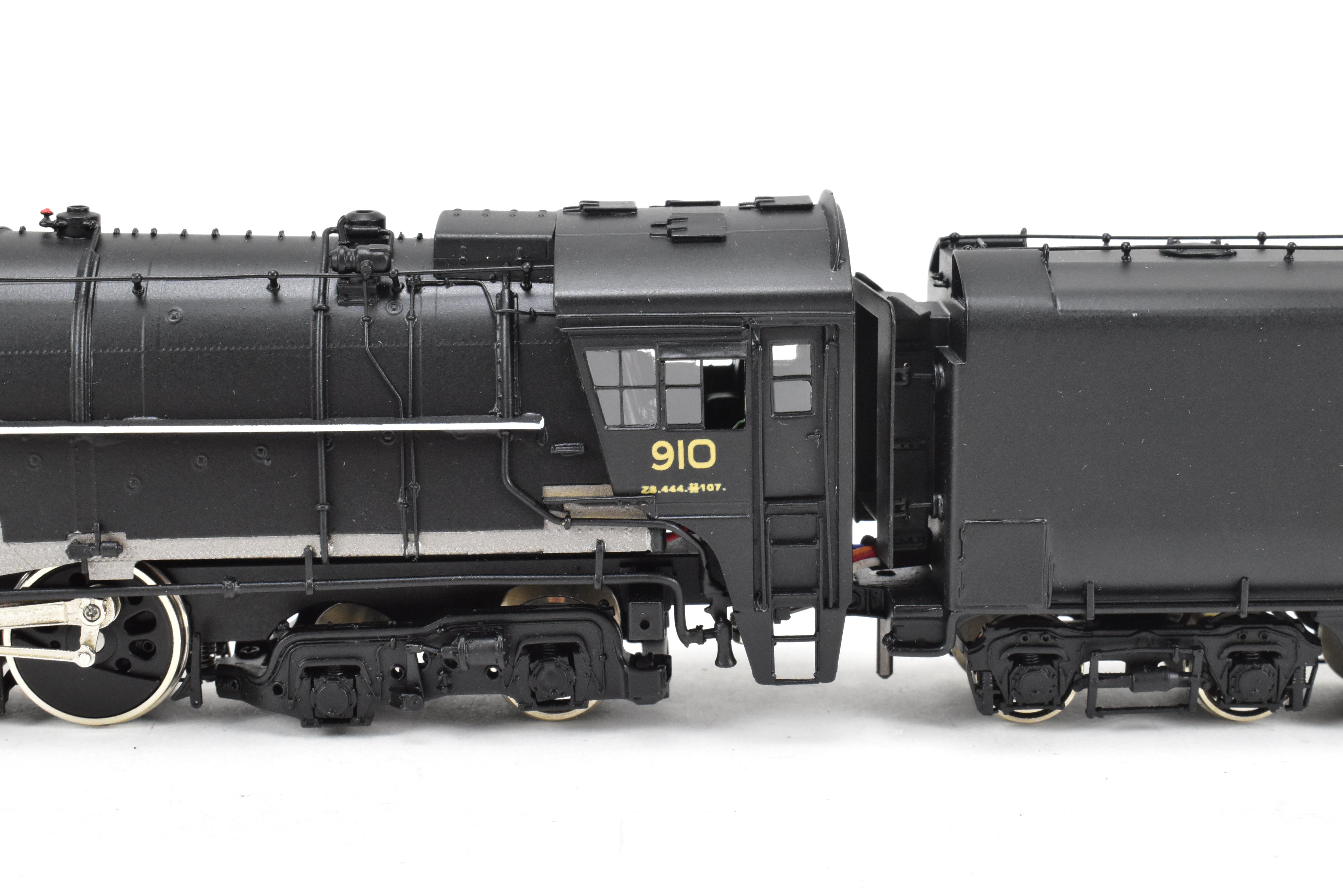 HO Scale Brass Model Train - Sunset Models SP&S (Spokane, Portland & Seattle) Z - 8 4 - 6 - 6 - 4 Challenger FP No. 910 with QSI DCC and Sound Function