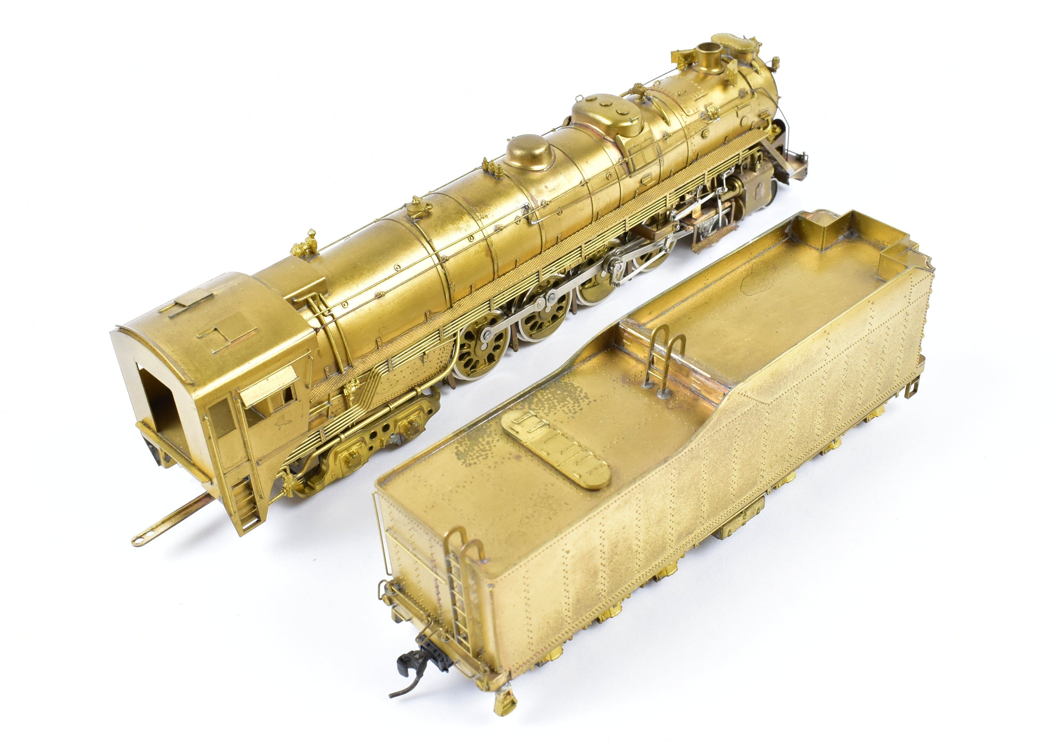 High - Quality HO Scale Brass Pacific Fast Mail Model - Toby's Denver & Rio Grande Western 4 - 8 - 4 Class M - 68 Steam Locomotive in ReBoxx Packaging
