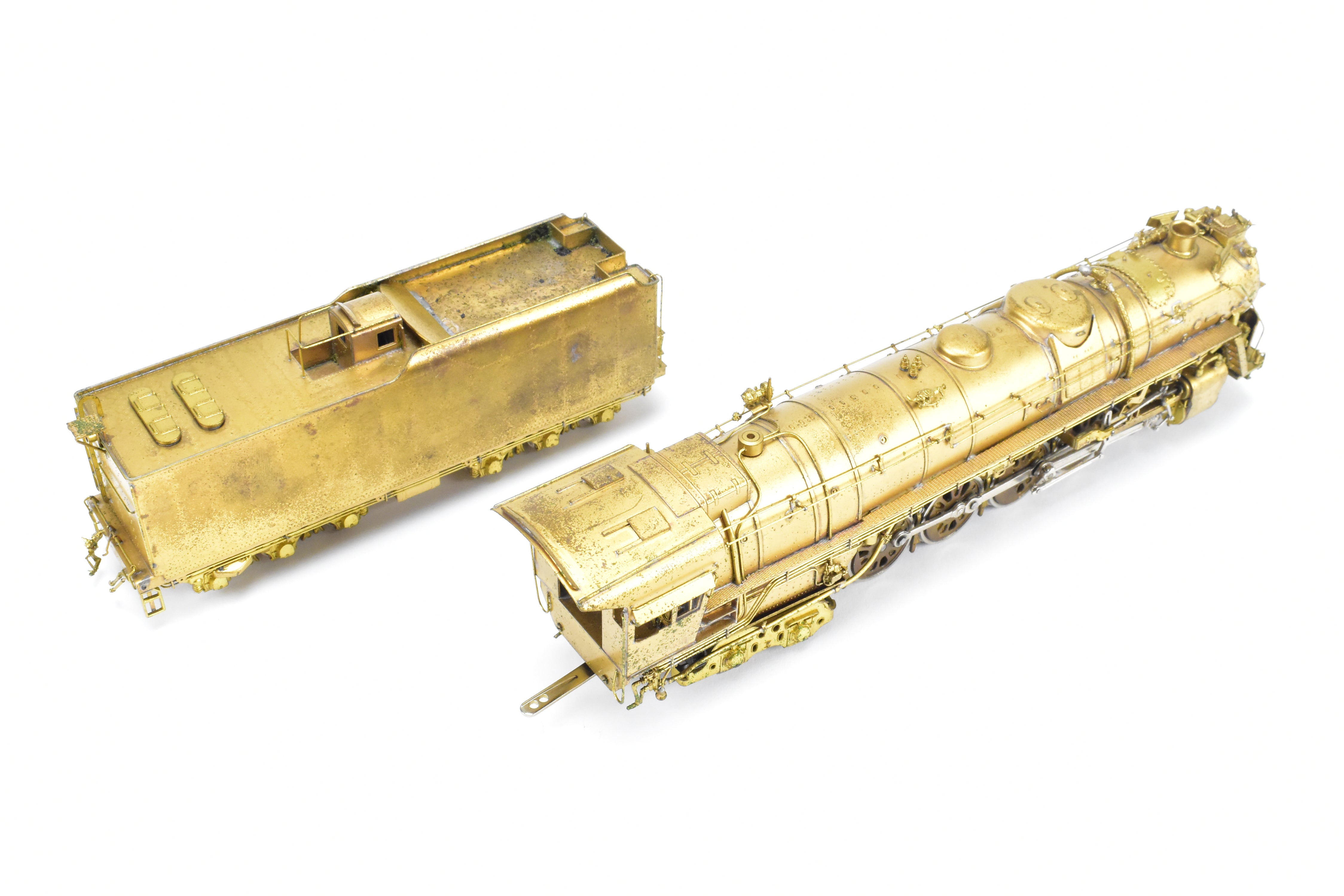 HO Scale Brass PFM - Fujiyama Missouri Pacific 4-8-4 2200 Class Steam Locomotive Model - As Is Condition