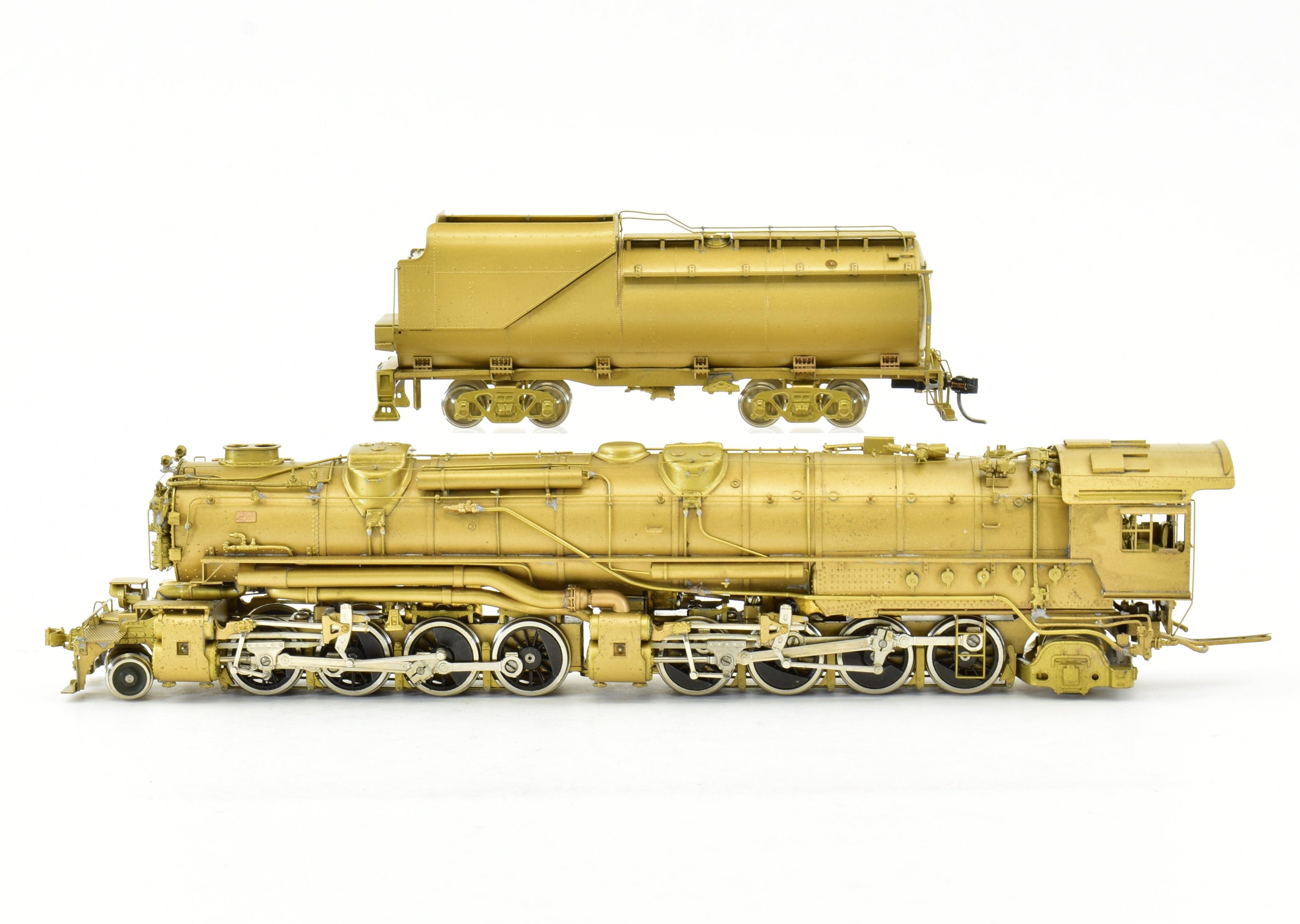 HO Scale Custom Brass Model Train - Richmond Fredericksburg & Potomac 2-8-8-2 Royale Series (Ex C&O H7) by NJ Custom Brass