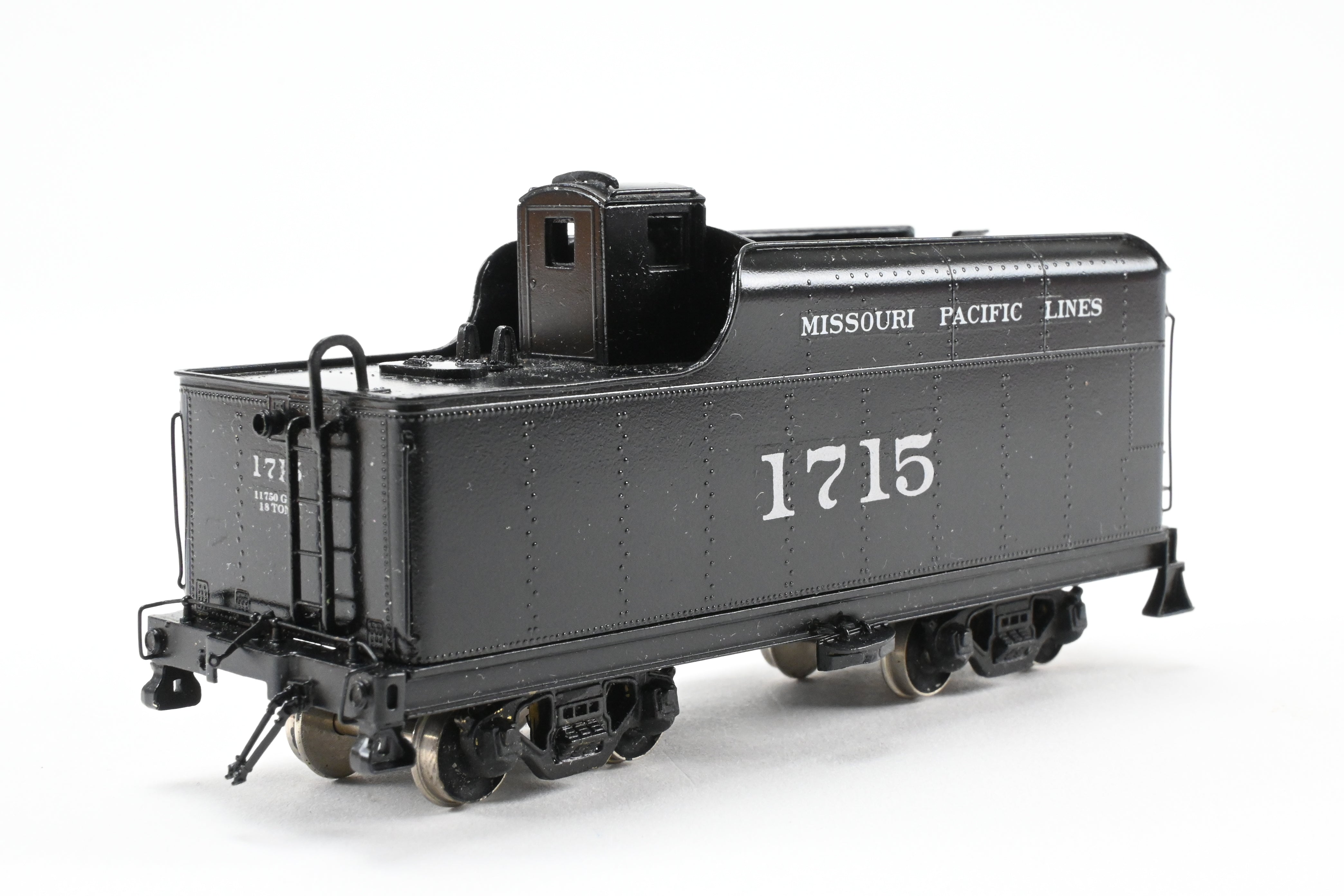 HO Scale Brass Missouri Pacific 2-10-2 Steam Locomotive Tender Model No. 1715 by Sunset Models - Tender Only
