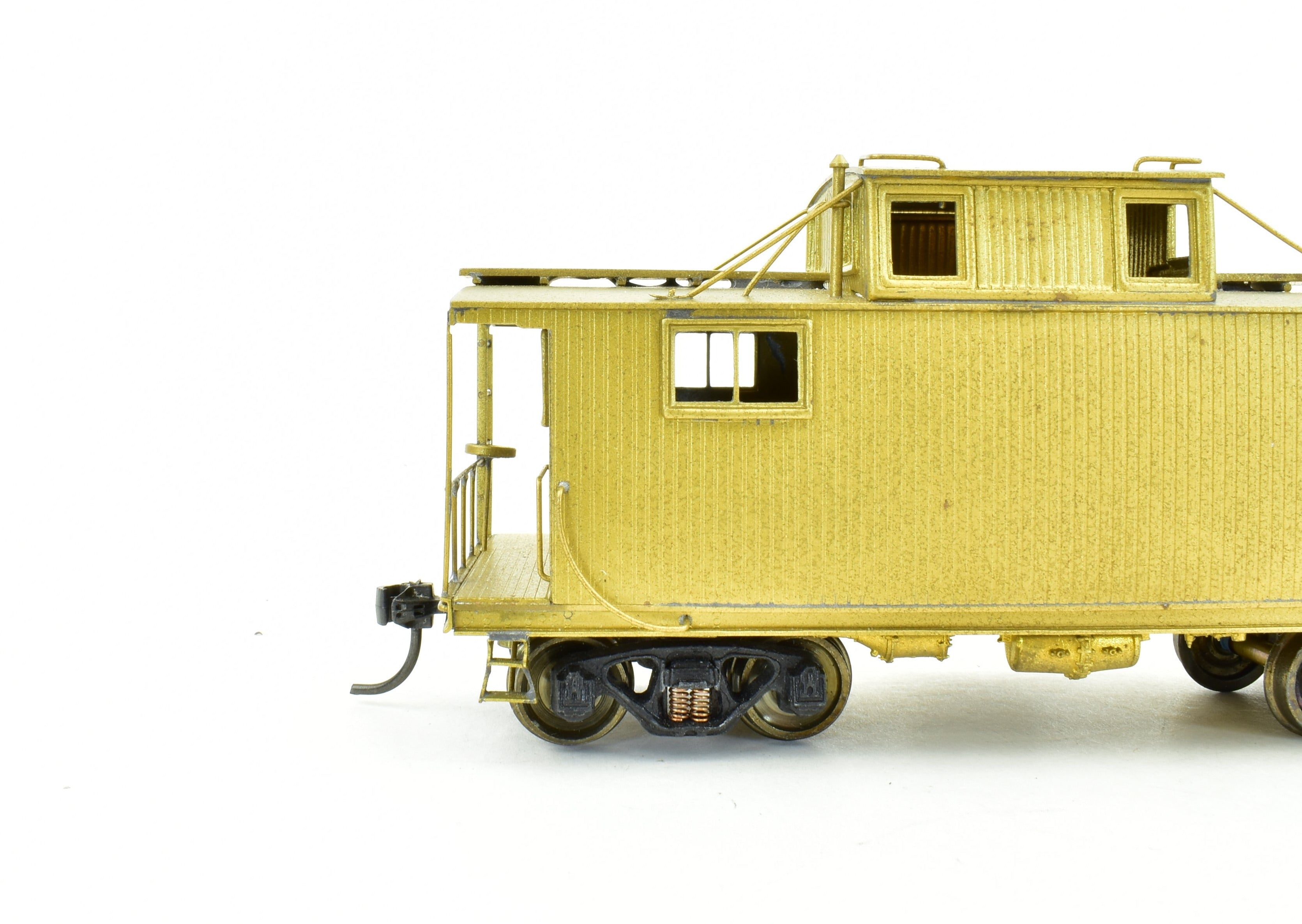 HO Scale Brass Model of NJ Custom Brass Long Island Railroad (LIRR) N - 52A Caboose for Model Train Enthusiasts