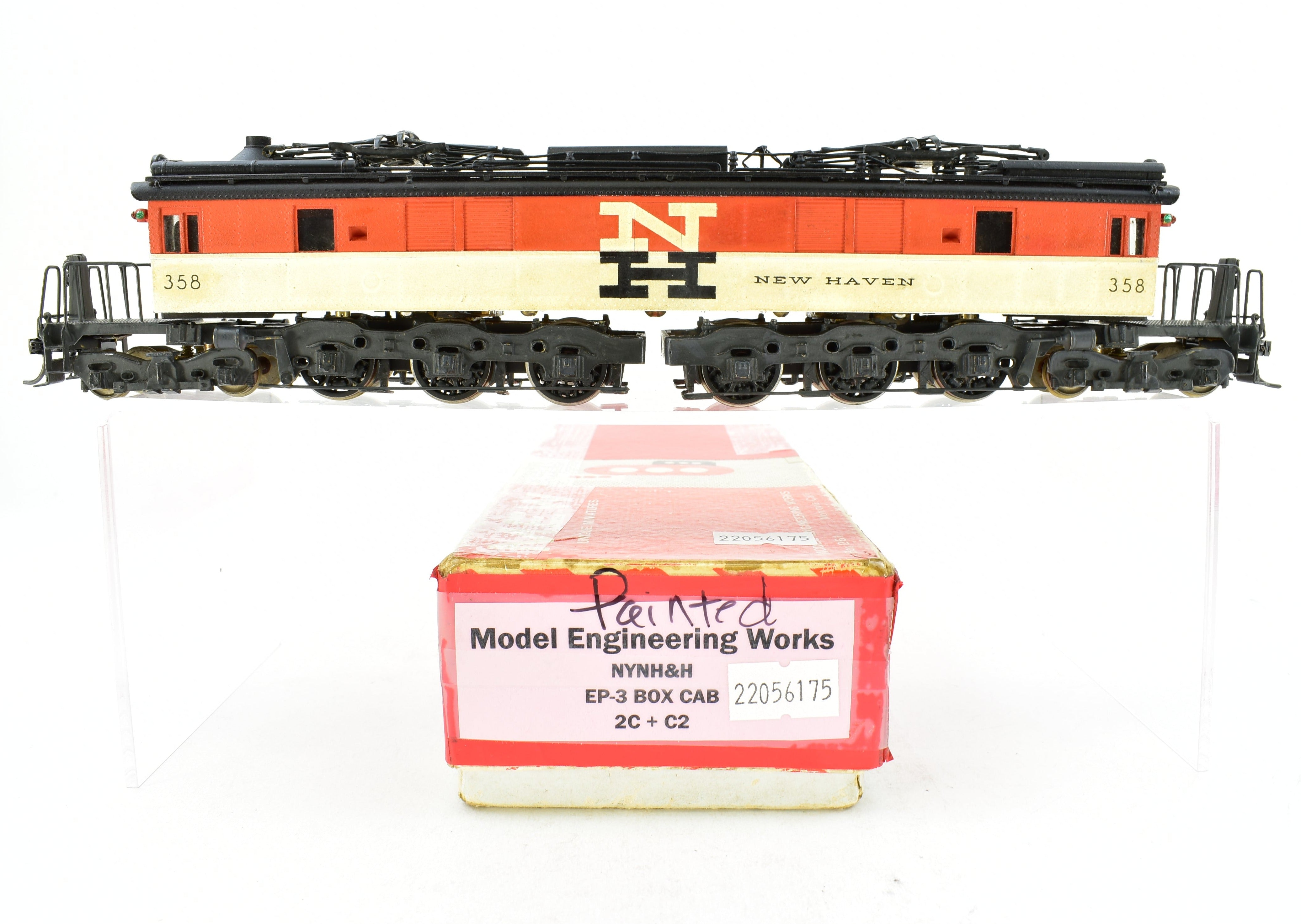 HO Scale Brass NH New Haven 2-C-C-2 EP-3 Electric Locomotive Custom Painted #358