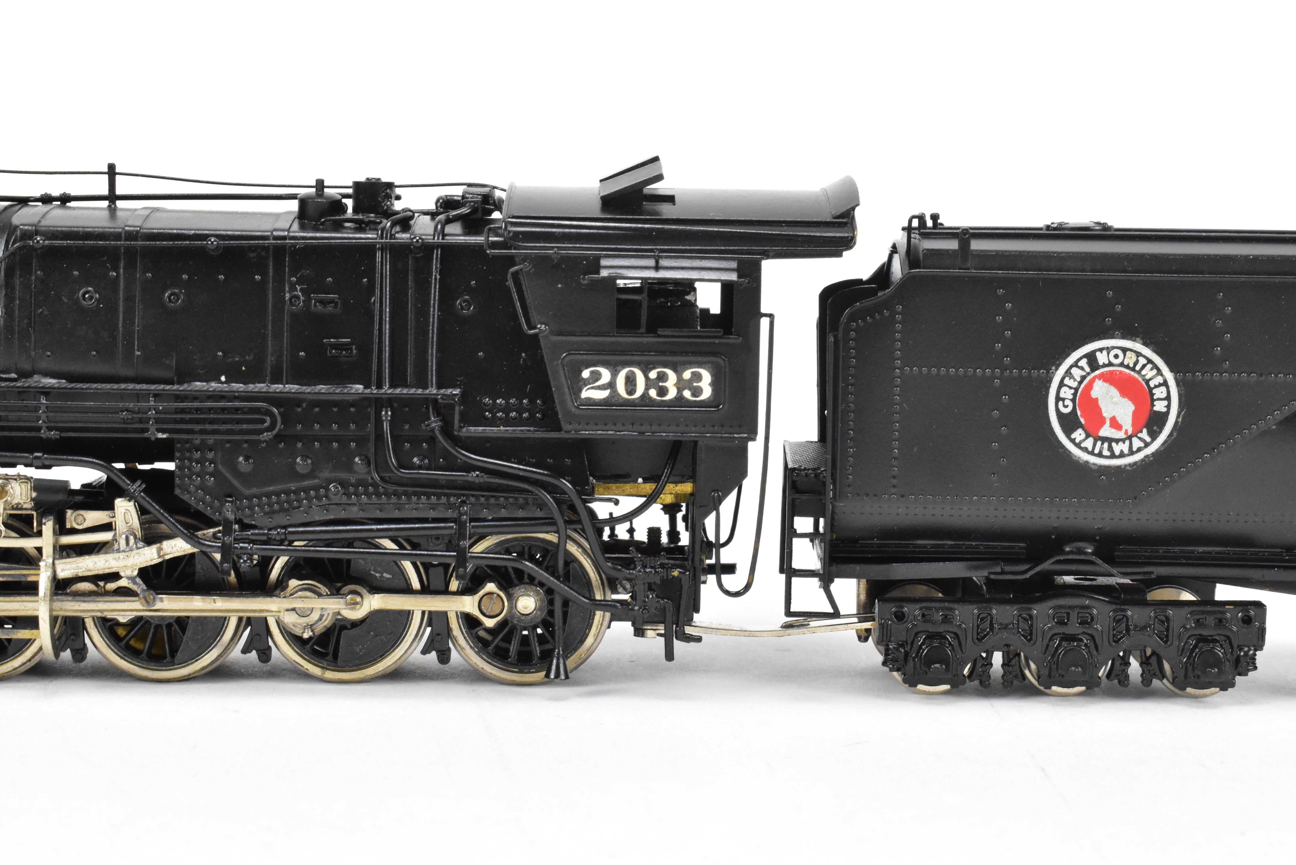 1967 HO Brass PFM - Tenshodo Great Northern 2-8-8-0 Class N-3 Custom Painted No. 2033
