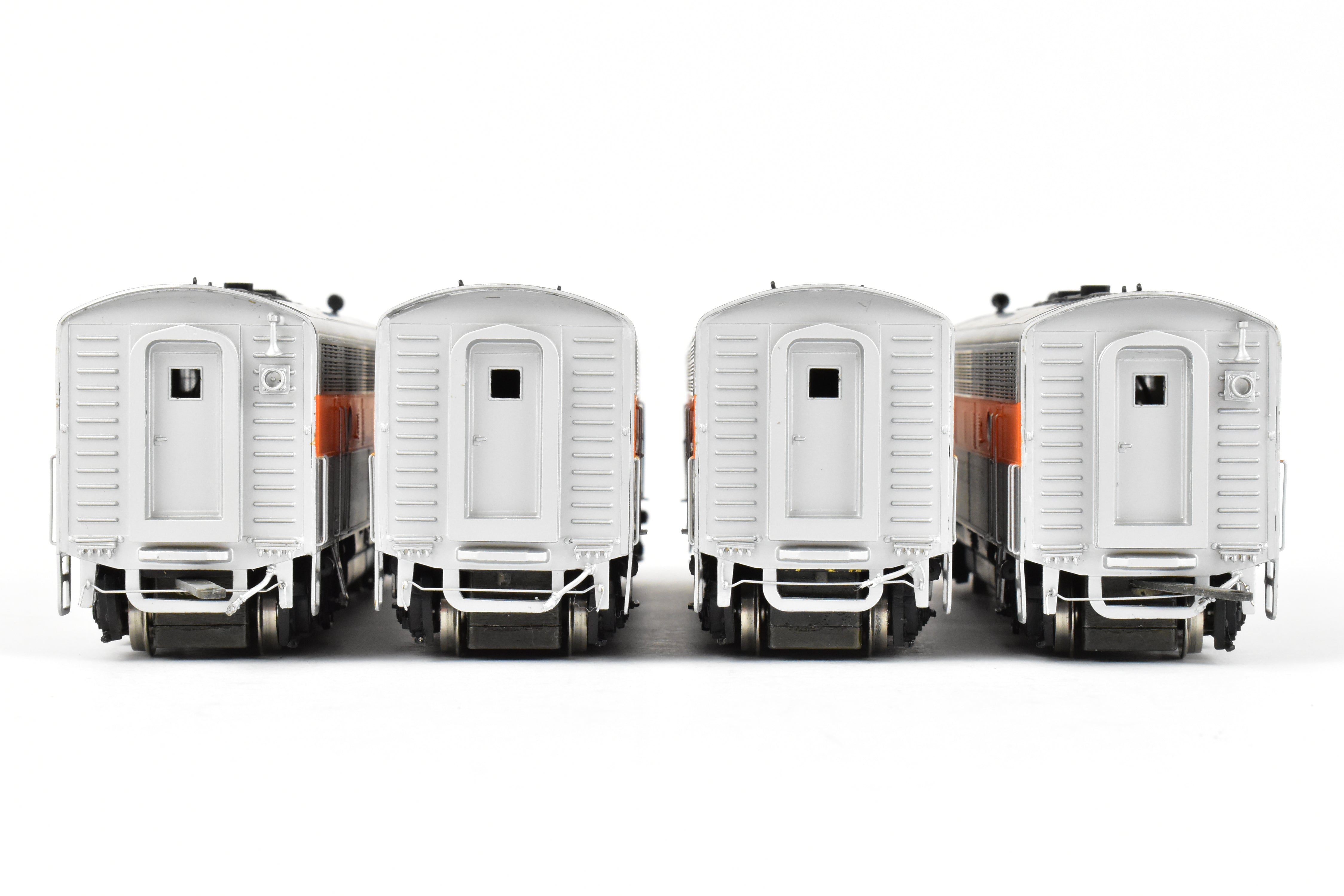 HO Brass Oriental Limited WP Western Pacific EMD F7 A/B/B/A Set, 1500 HP Each, Factory Painted Freight