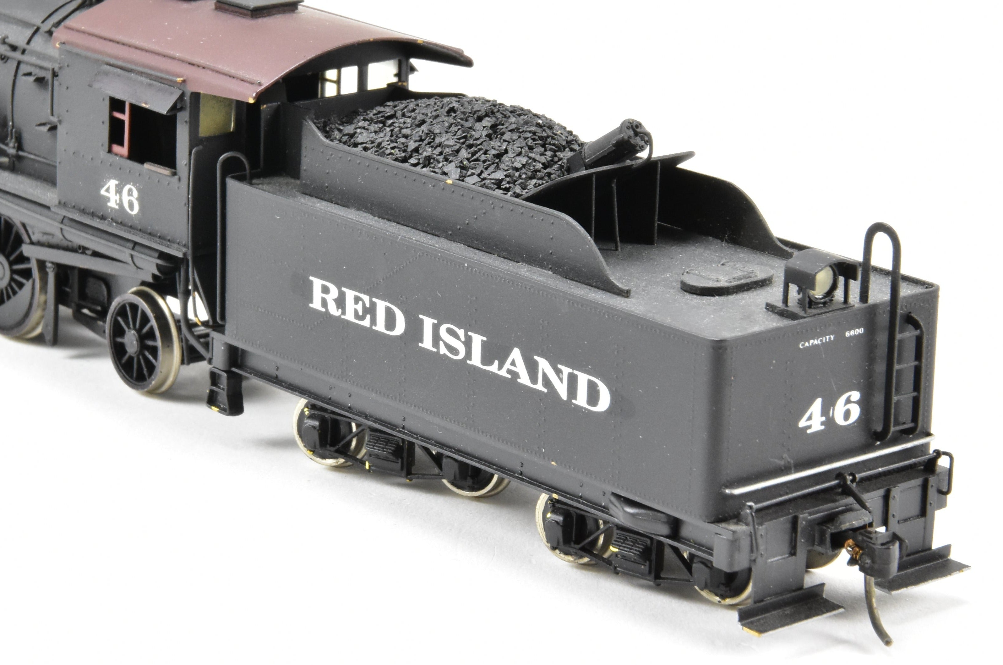 HO Scale Brass PFM - Fujiyama Northern Pacific 2-6-2 Class T-1 Prairie Model Train with Custom 'Red Island 46' Painting