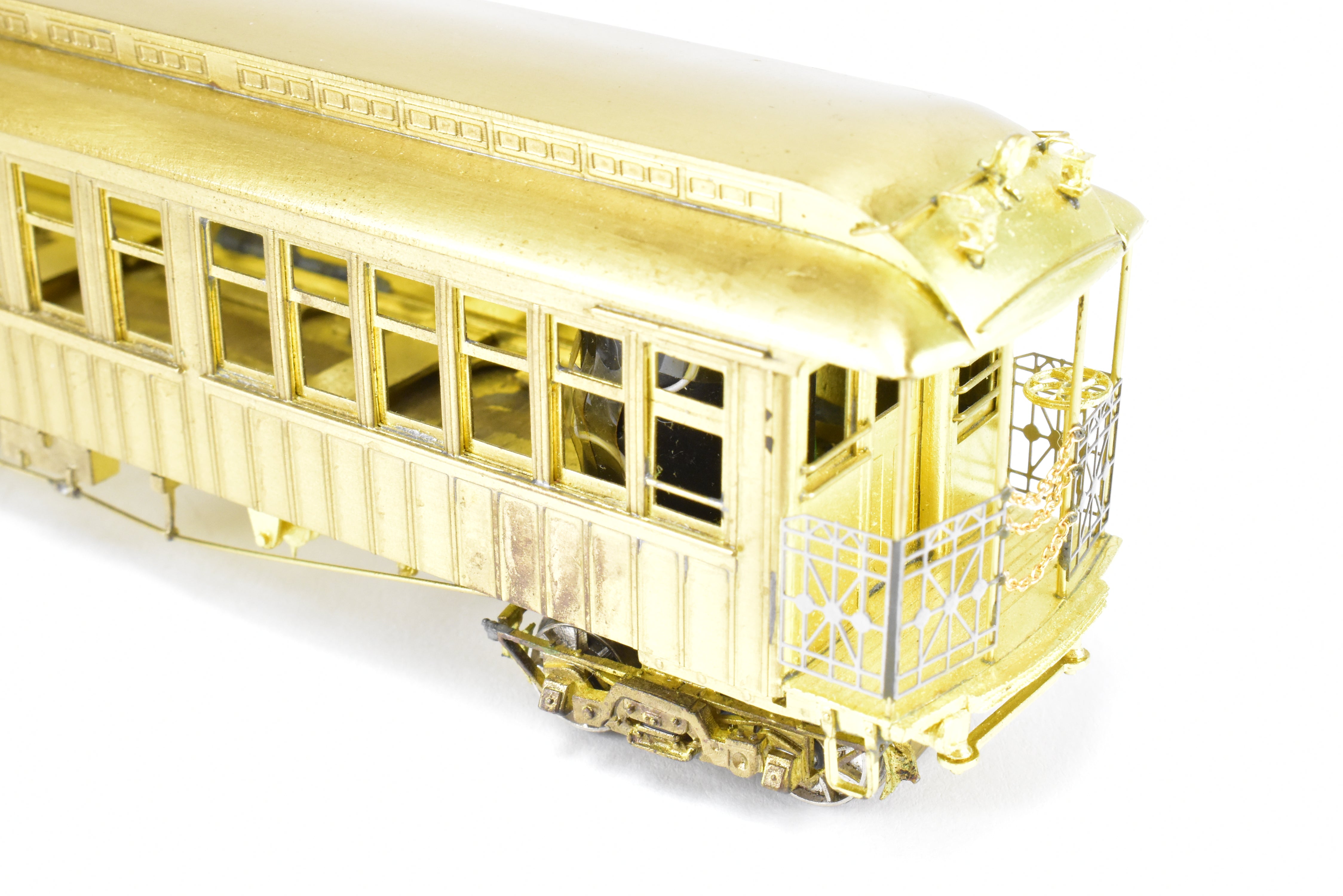 HO Scale Brass Model Train Set by MTS Imports - Manhattan Elevated Railway and Chicago & South Side Rapid Transit Elevated 2 Car Set