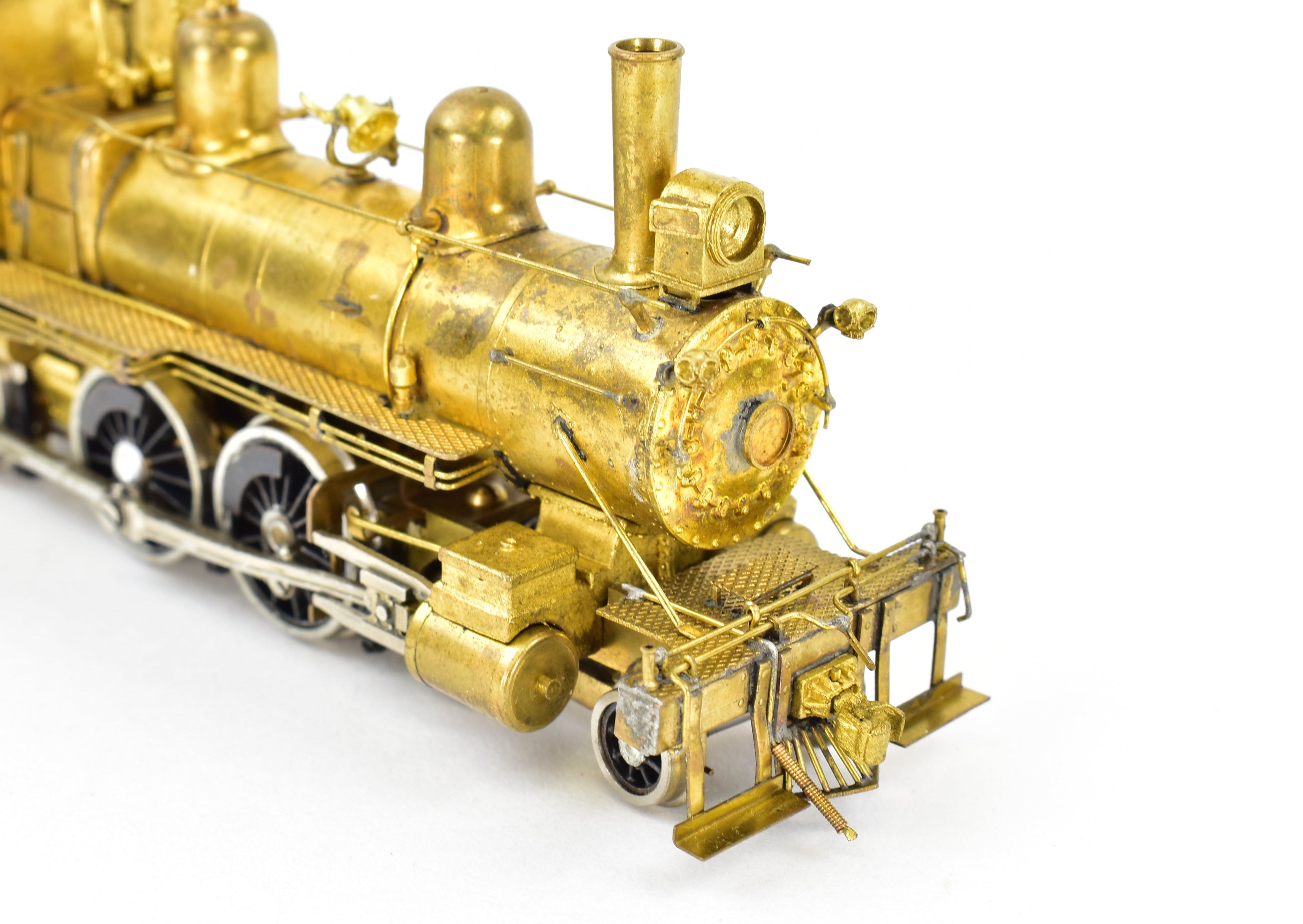 HO Scale Brass Nickel-Plated Model Train - CB&Q - Burlington Route K-2 4-6-0 Ten Wheeler, Produced by Nickel Plate Products