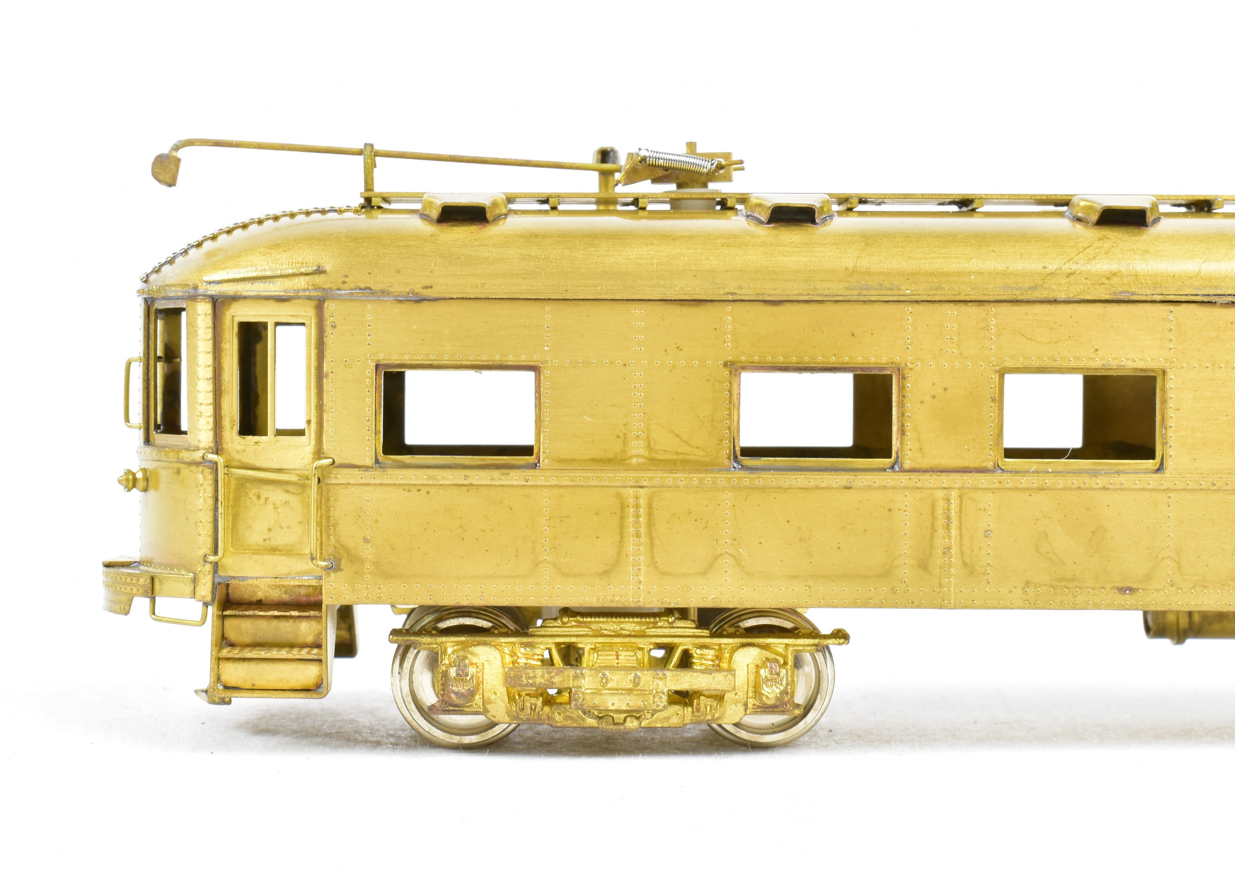 HO Scale Brass Model MTM - Midwest Trolley Museum CNS&M - North Shore Line No. 410 Parlor Observation Trailer Model for Collectors