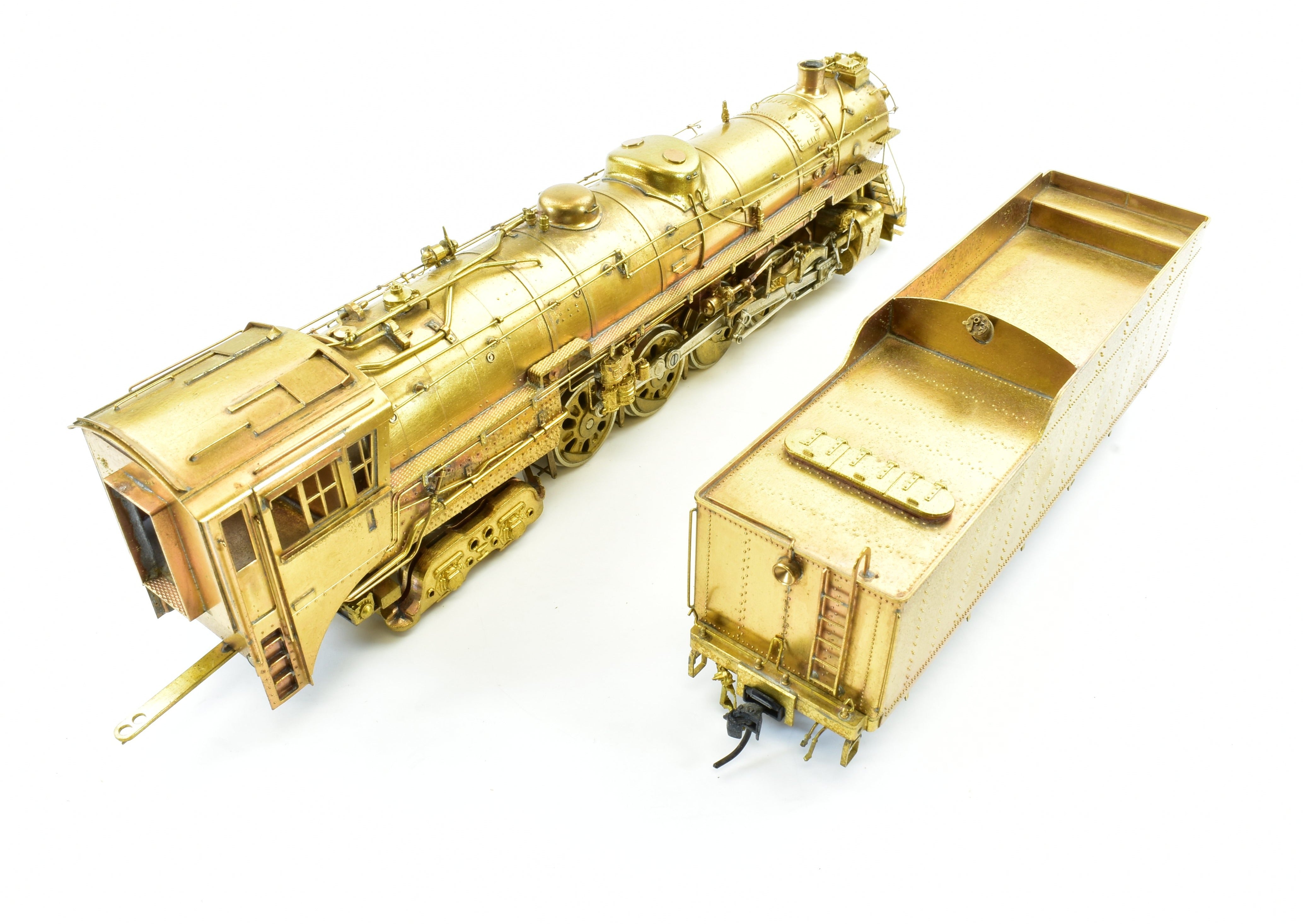 HO Scale Brass Pacific Fast Mail (PFM) Model Train - Toby CB&Q Burlington Route 4-8-4 Class O-5 Crown Model from 1969 Run