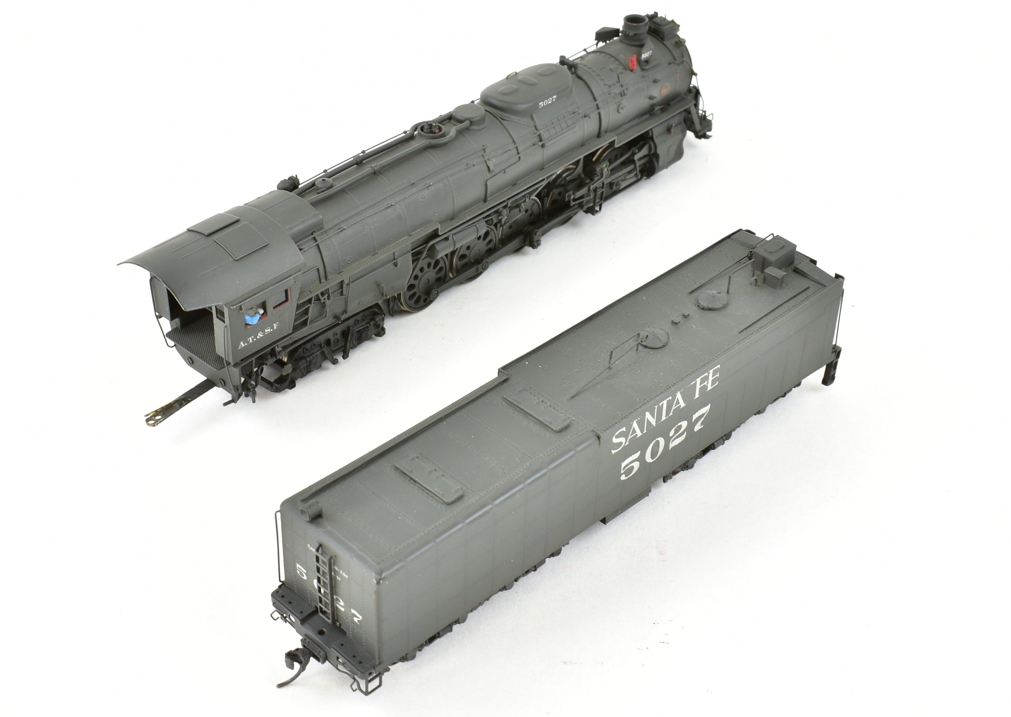 Custom Painted HO Brass PFM - United ATSF - Santa Fe 2-10-4 Model