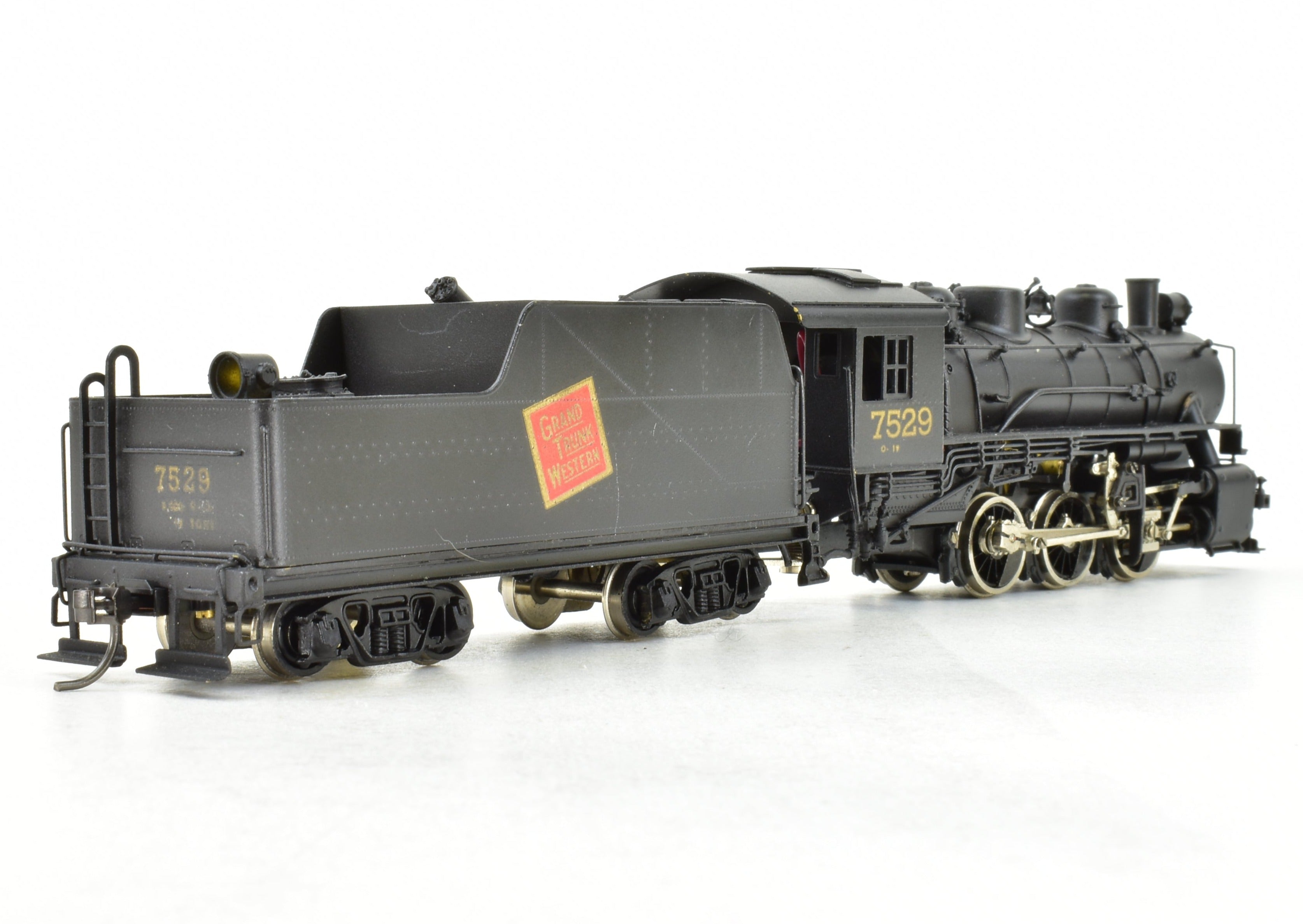 HO Scale Brass Model Train - NorthWest Short Line USRA 0-6-0 Custom Painted and Detailed to Resemble Grand Truck Western