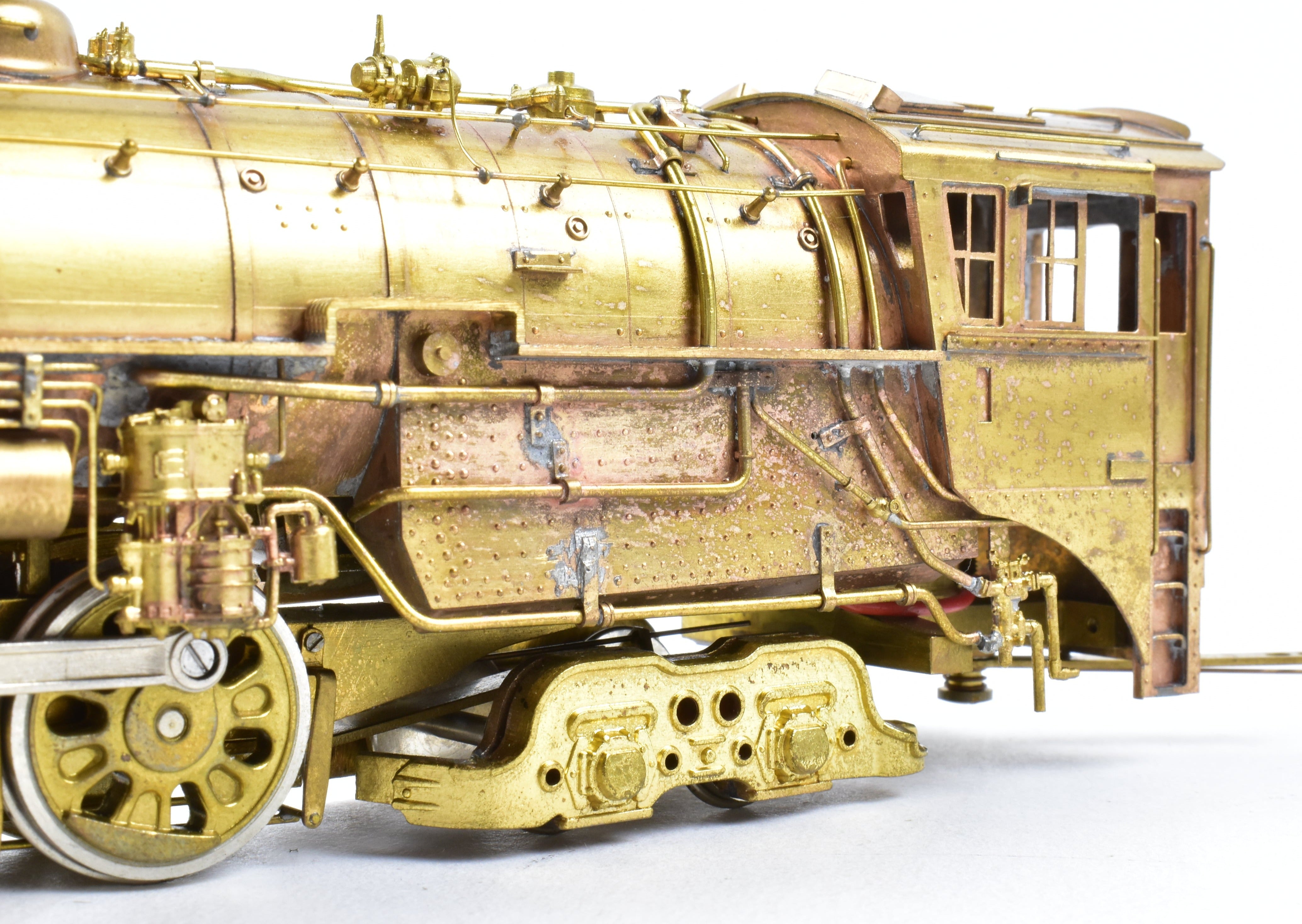 High - Quality HO Scale Brass Pacific Fast Mail (PFM) Model Train - Toby CB&Q - Burlington Route 4 - 8 - 4 Class O - 5, 1963 Run Crown Edition