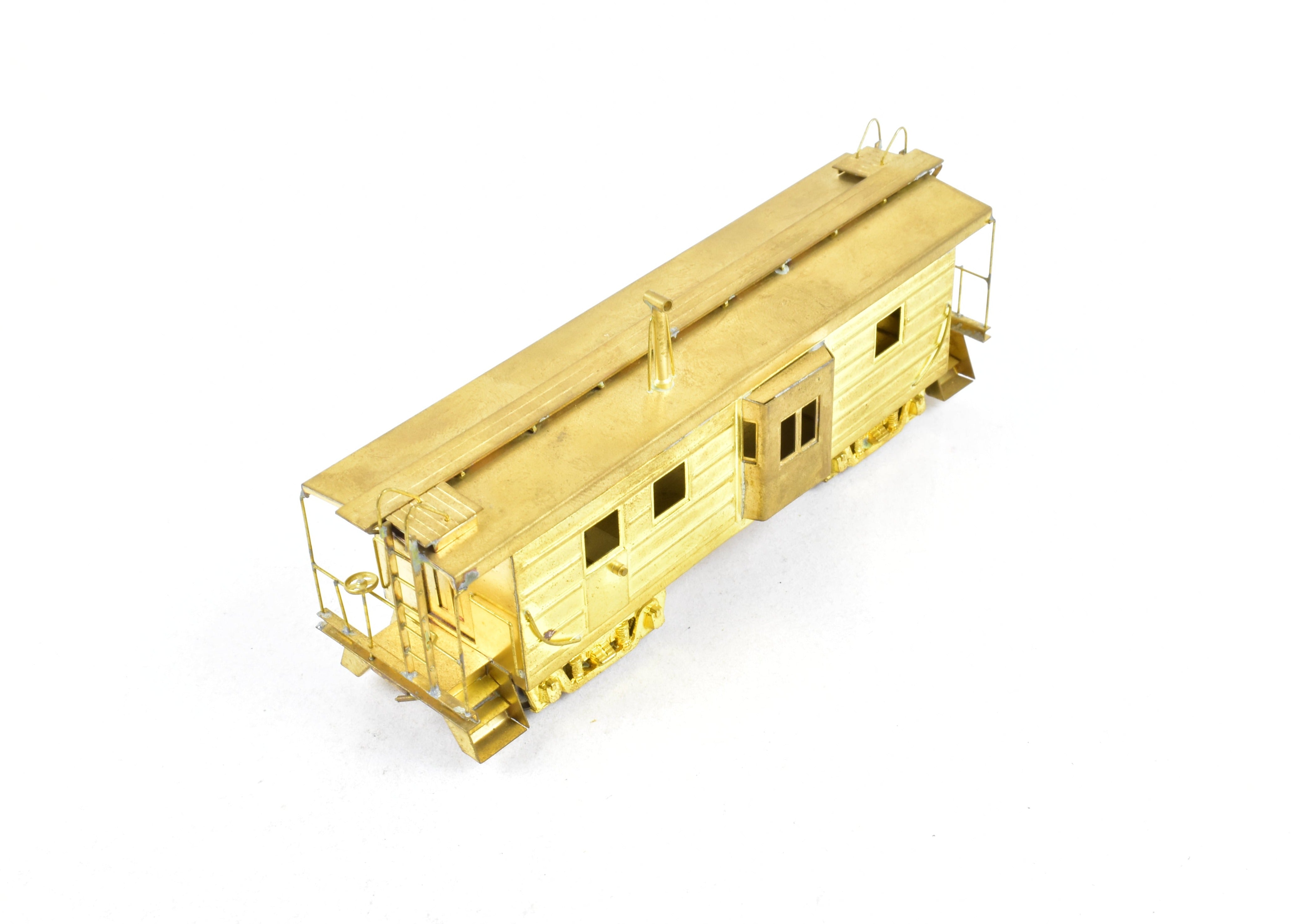 HO Scale Brass Nickel Plate Products (NPP) Milwaukee Road Bay Window Caboose Model