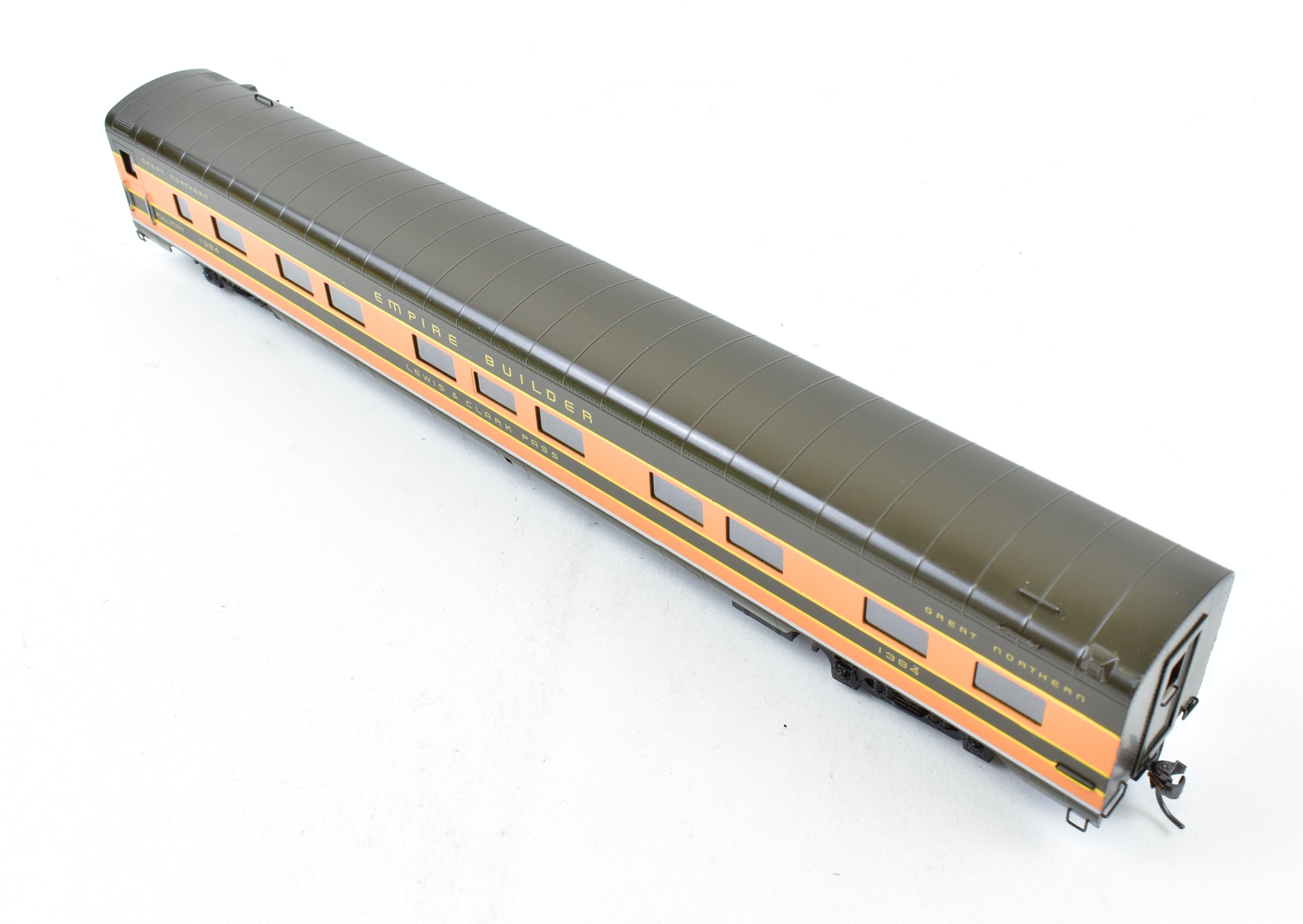 HO Brass Oriental GN - Pro-Painted Great Northern Streamlined Empire Builder Sleeper 1370 - 1384