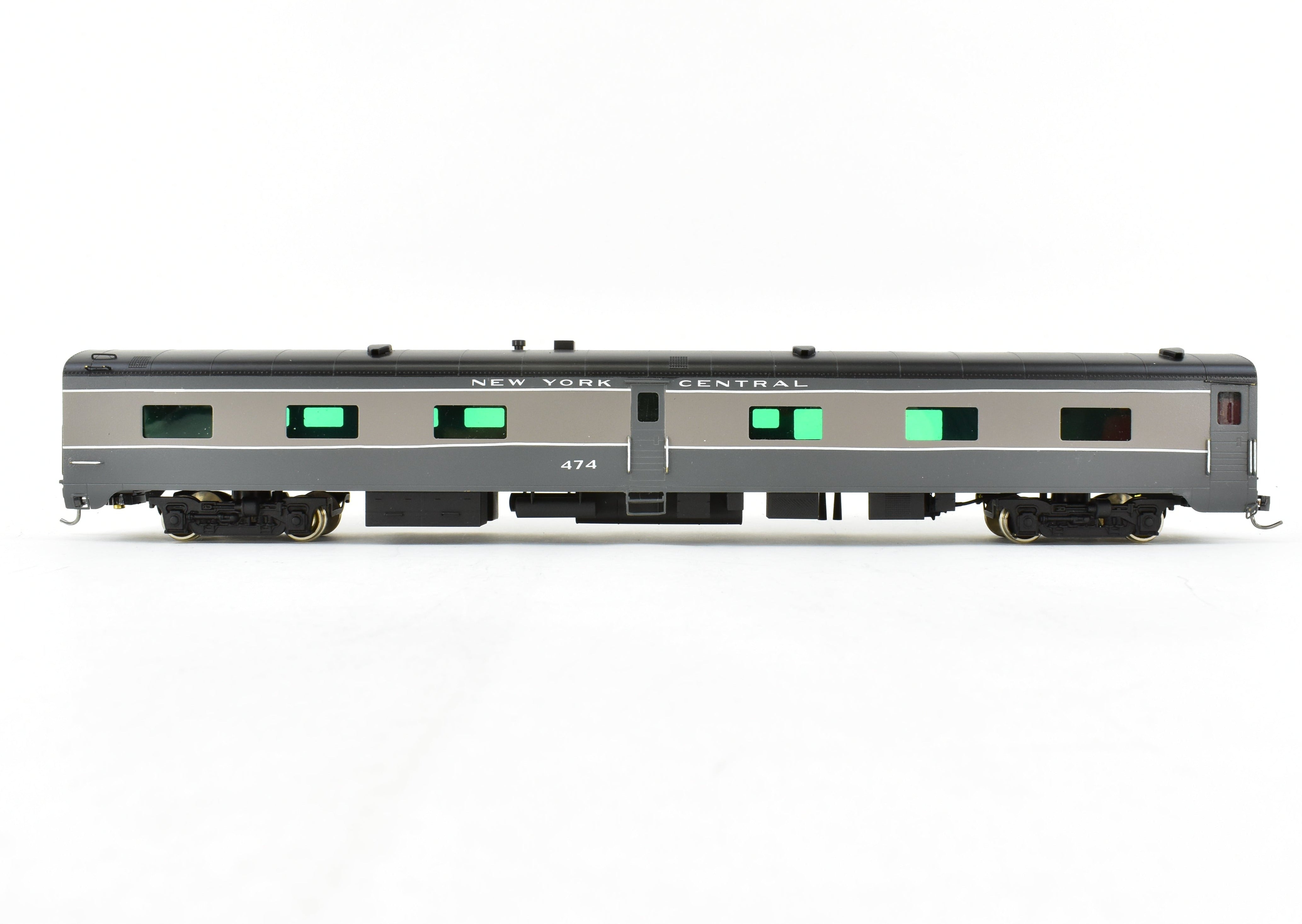 HO Scale Brass Soho NYC - New York Central #474 Custom Painted Kitchen Dormitory Car Model for Model Train Enthusiasts