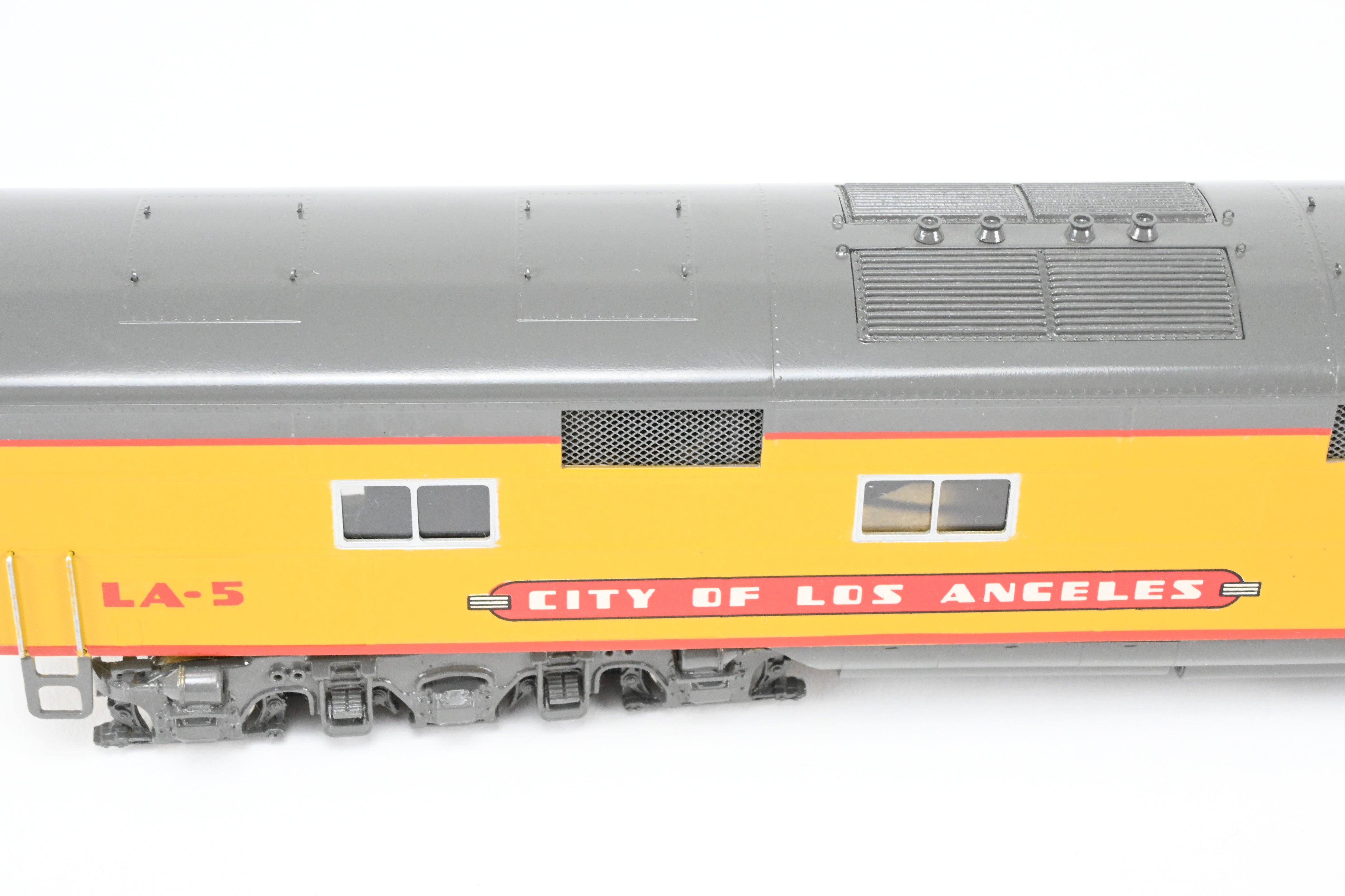 HO Scale Brass Model Train Set - Union Pacific EMD E6A/E6B/E6B 3-Unit Professionally Painted Set for the City of Los Angeles by Oriental Limited