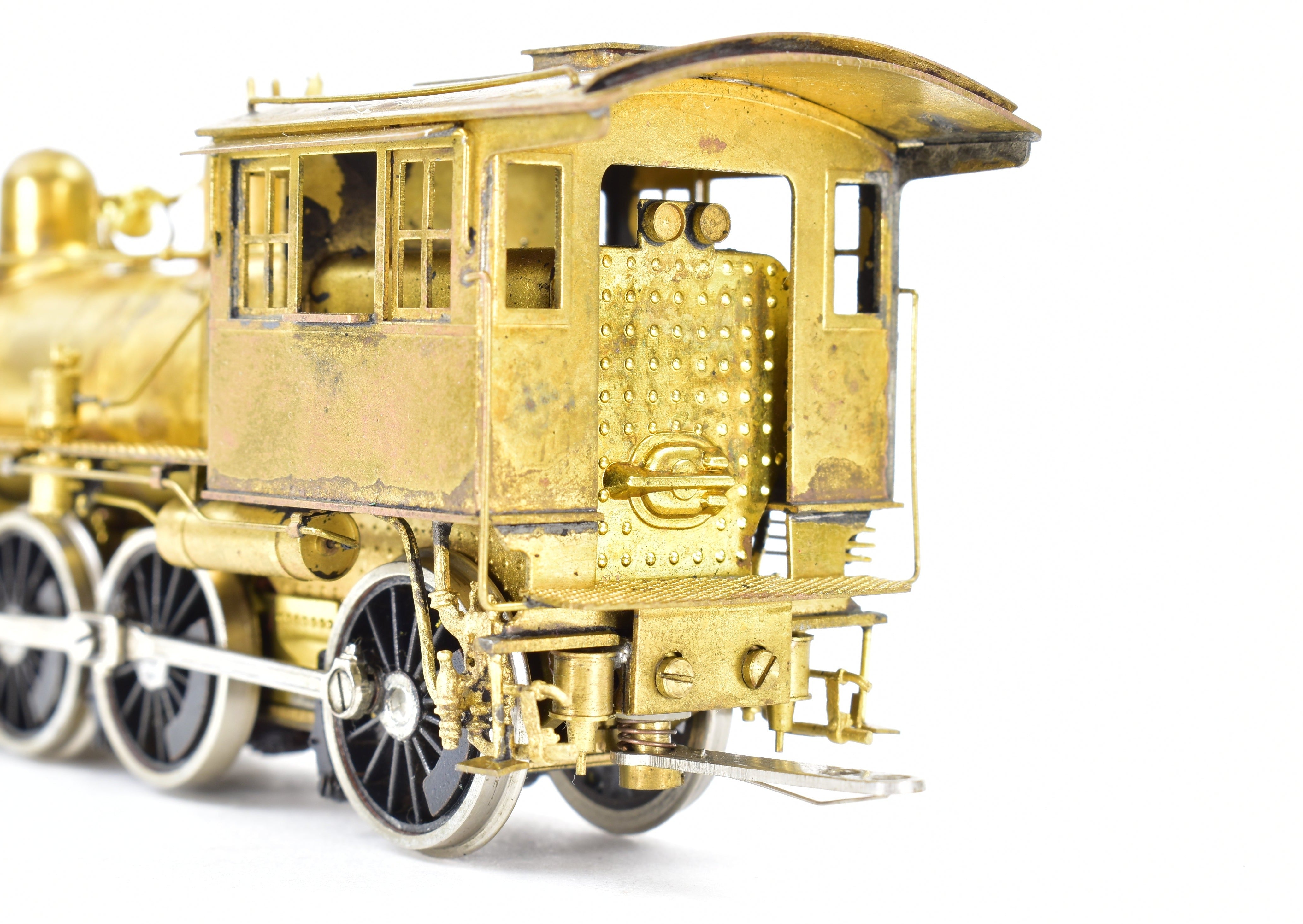 HO Scale Brass Nickel-Plated Model Train - CB&Q - Burlington Route K-2 4-6-0 Ten Wheeler, Produced by Nickel Plate Products