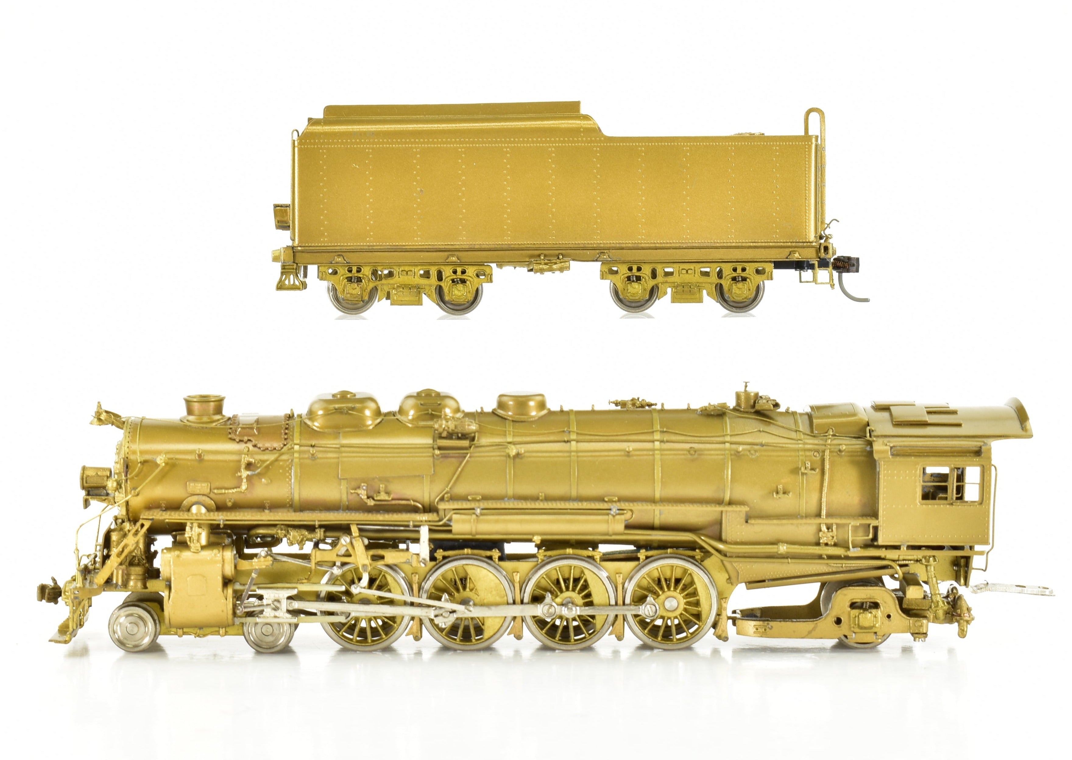 HO Scale Brass Model Train - New York Ontario & Western Class Y - 2 4 - 8 - 2 Custom - Built by KSM for NJ Custom Brass