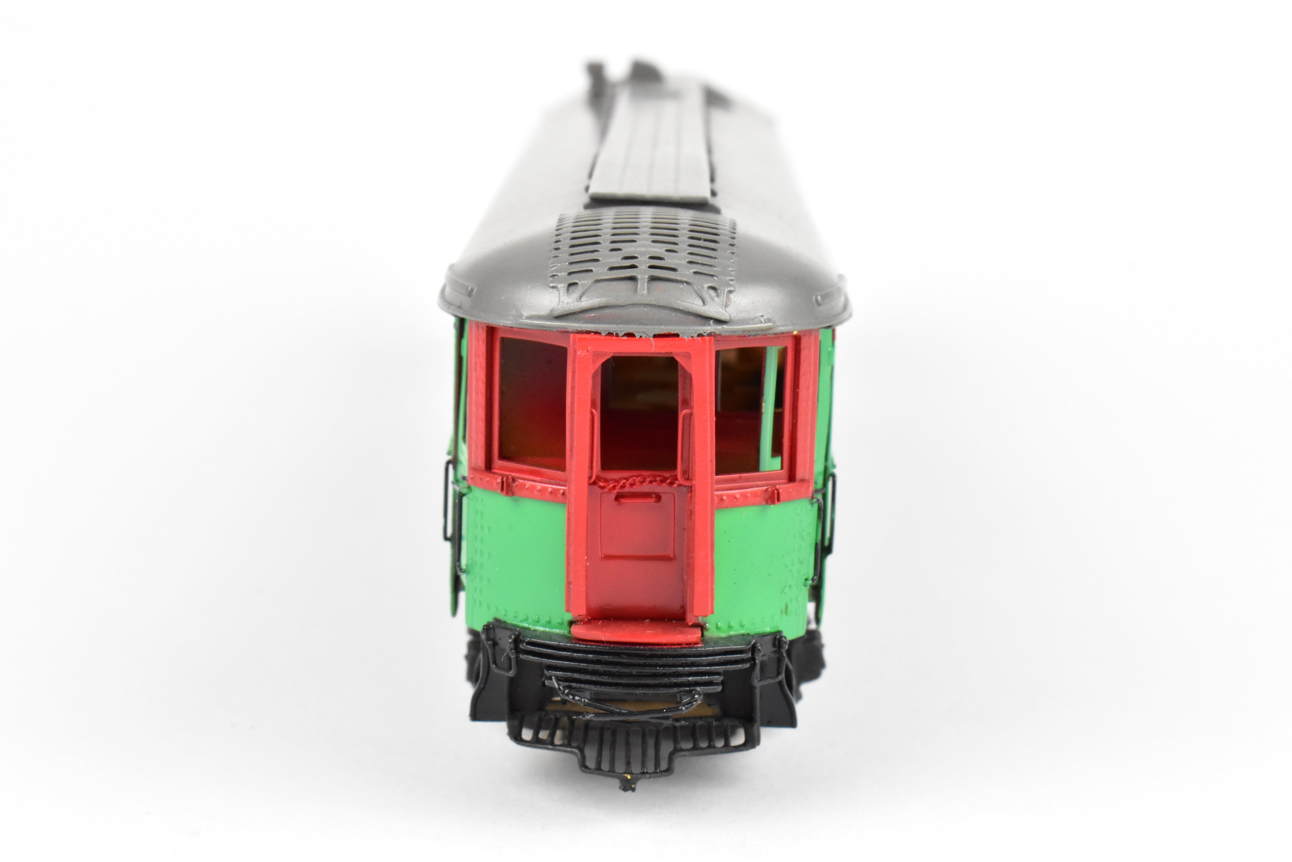HO Brass Nickel-Plated North Shore Line Tavern Lounge Car No. 415 Factory Painted