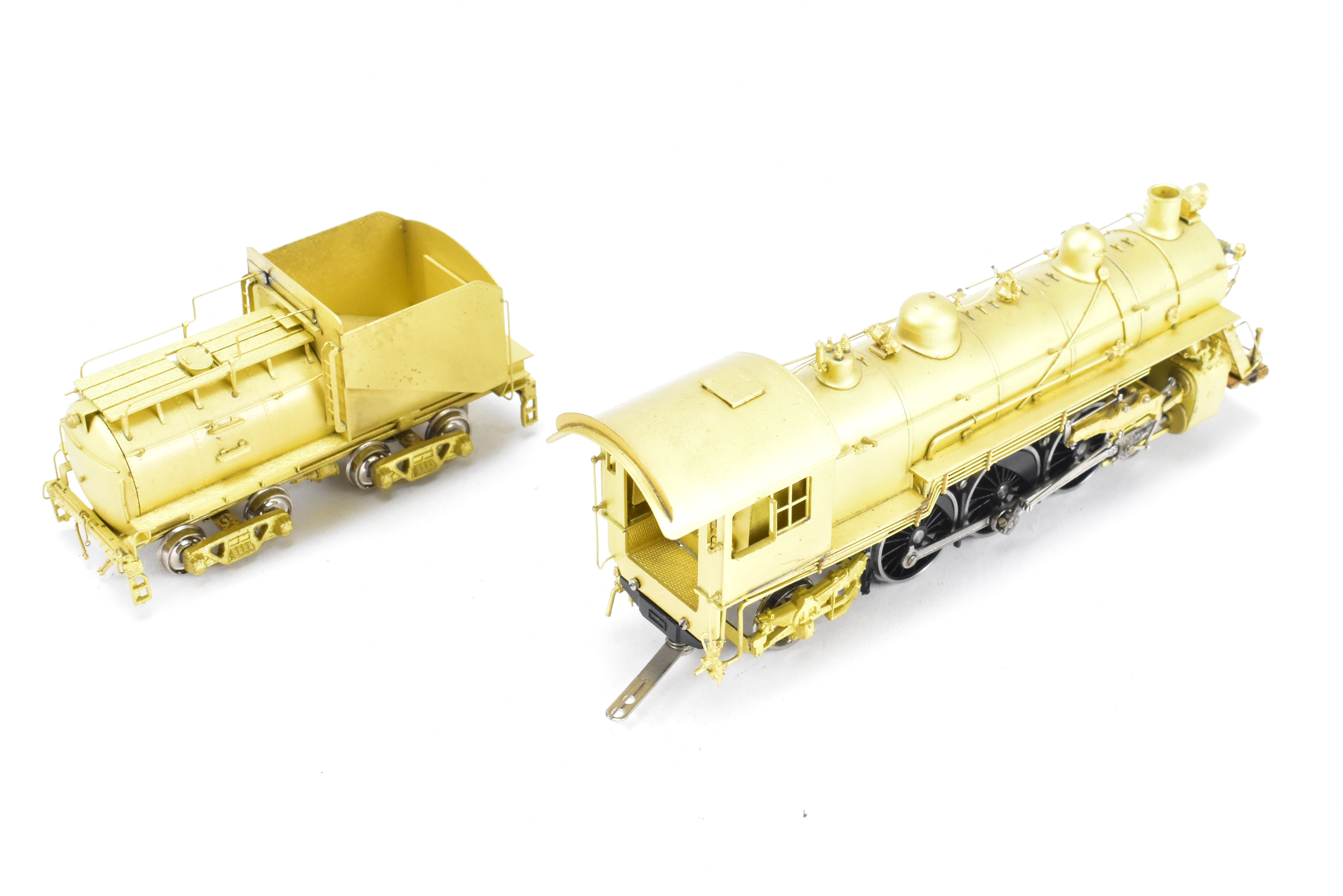 HO Scale Brass Erie Railroad K-1 4-6-2 Nickel-Plated Model - As Is