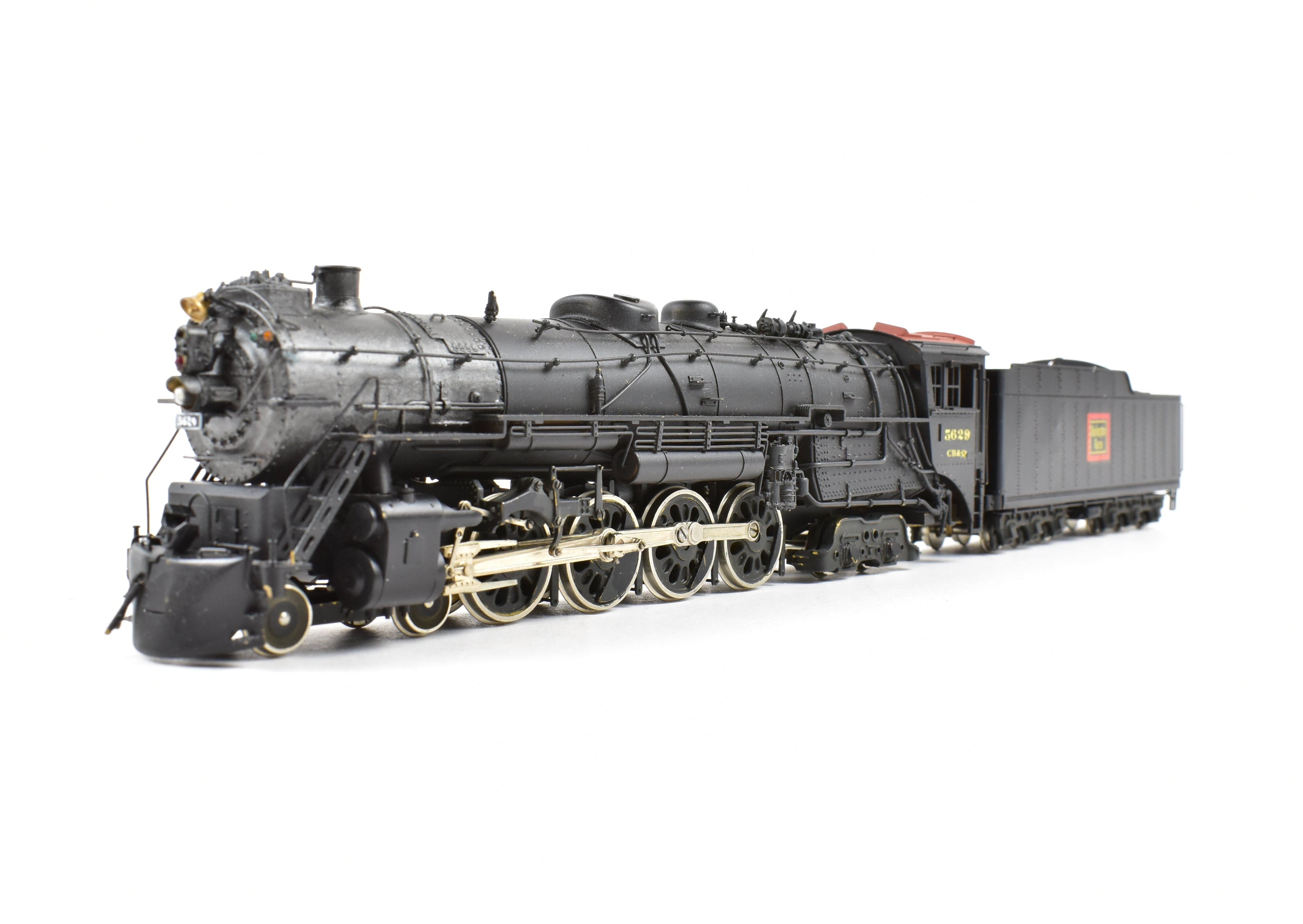 1969 HO Brass PFM Toby Crown Model CP No. 5629 Burlington Route 4-8-4 O-5