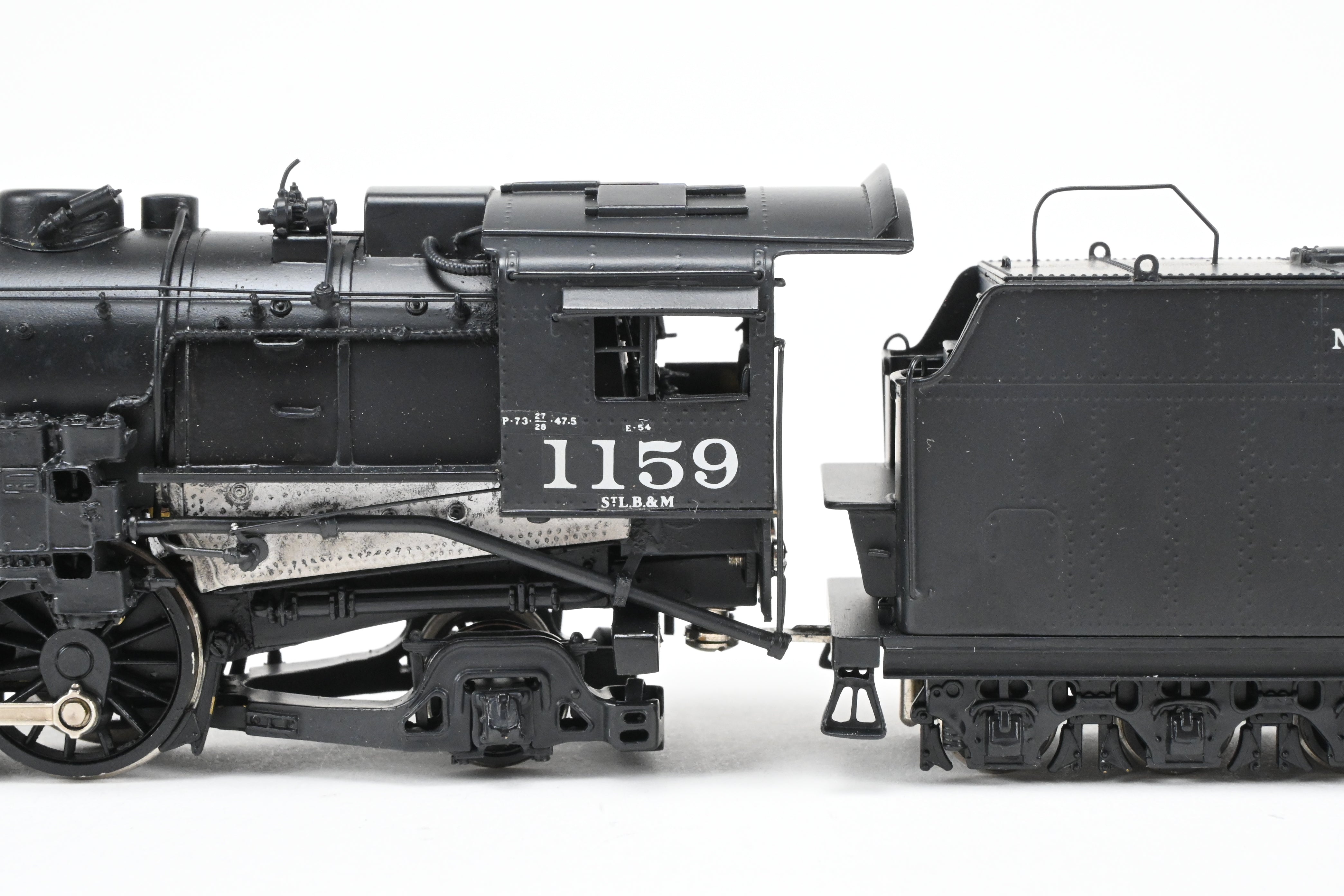 HO Scale Brass PFM Model Train - Samhongsa MP - Missouri Pacific 4-6-2 P-73 Steam Locomotive Custom Painted by Joe G. Collias with Road Number 1159