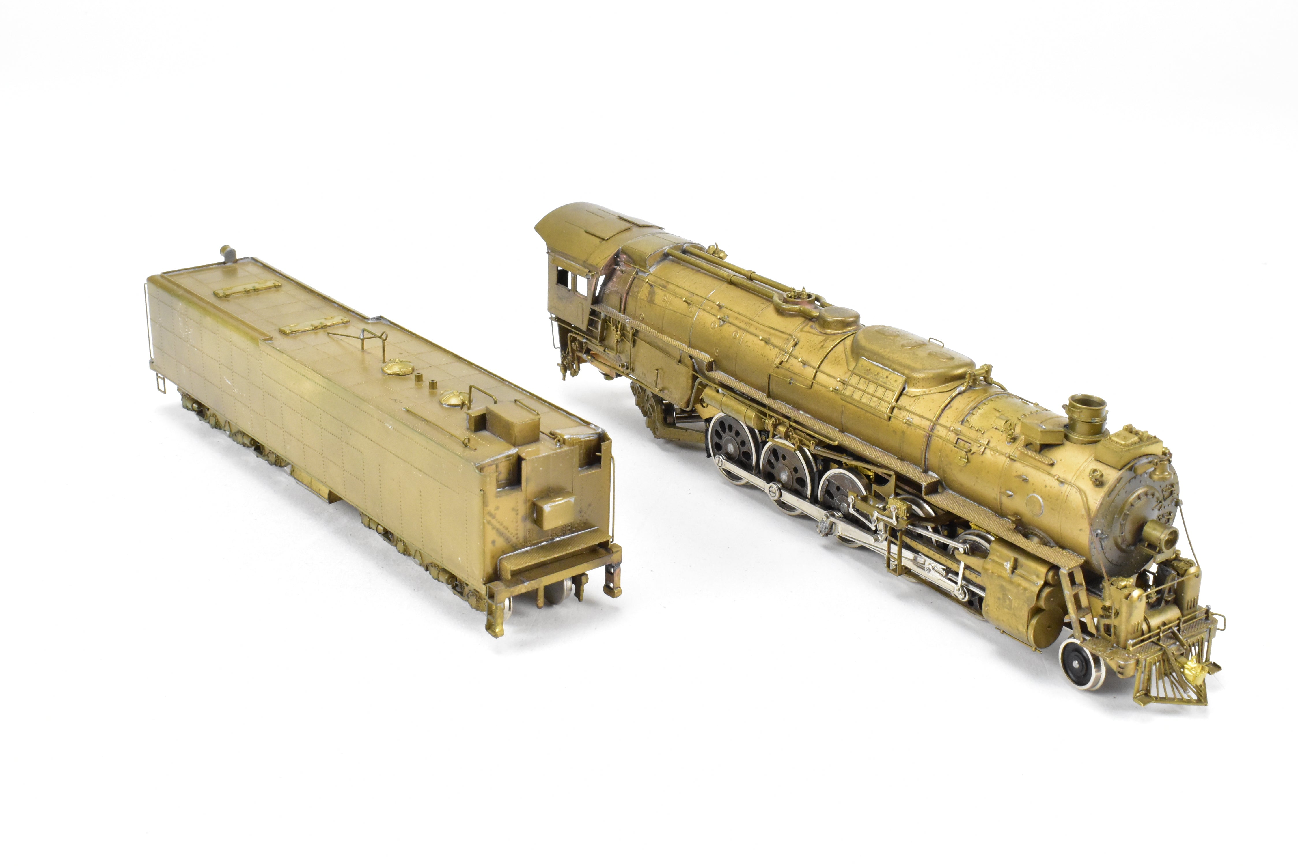 HO Scale Brass PFM - United ATSF - Santa Fe 2-10-4 Locomotive with Can Motor and Gearbox Conversion