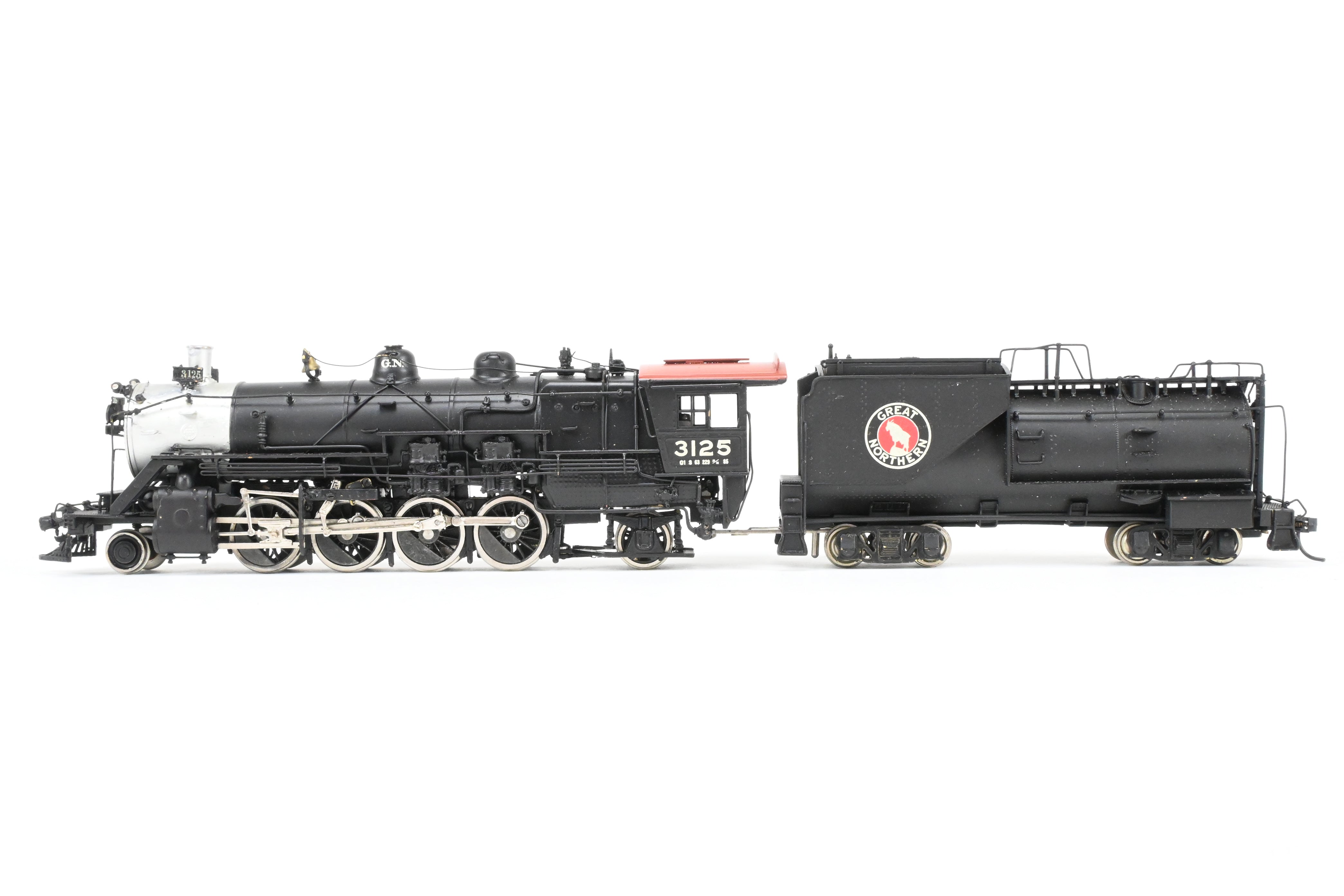 HO Brass Sunset Models GN Great Northern 2-8-2 Class O-1 Custom Painted Locomotive No. 3125