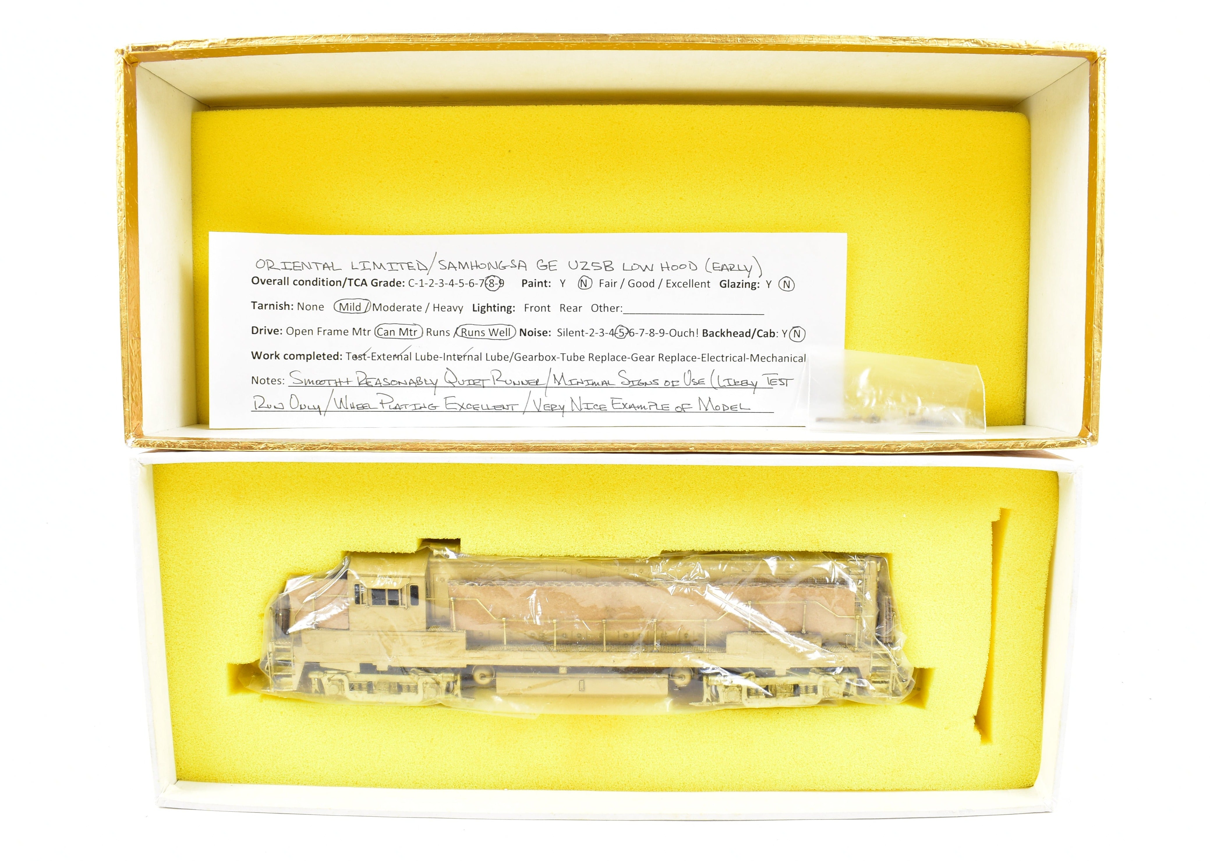 High - Quality HO Scale Brass Model of GE U - 25B 2500 HP Low Hood Early Version from Oriental Limited for Various US Railroads