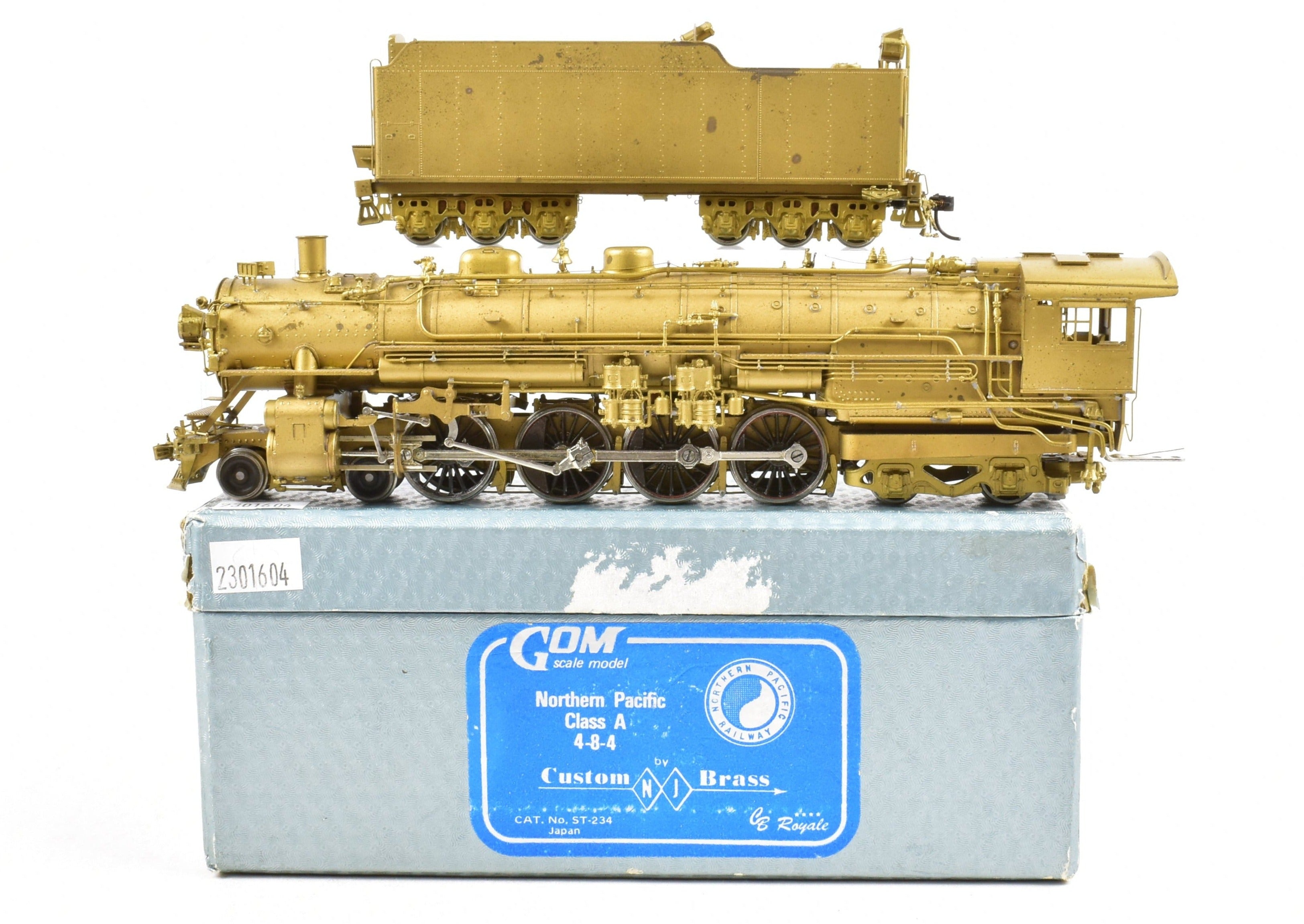 HO Scale Brass Northern Pacific Class A 4-8-4 Royale Series NJ Custom Model